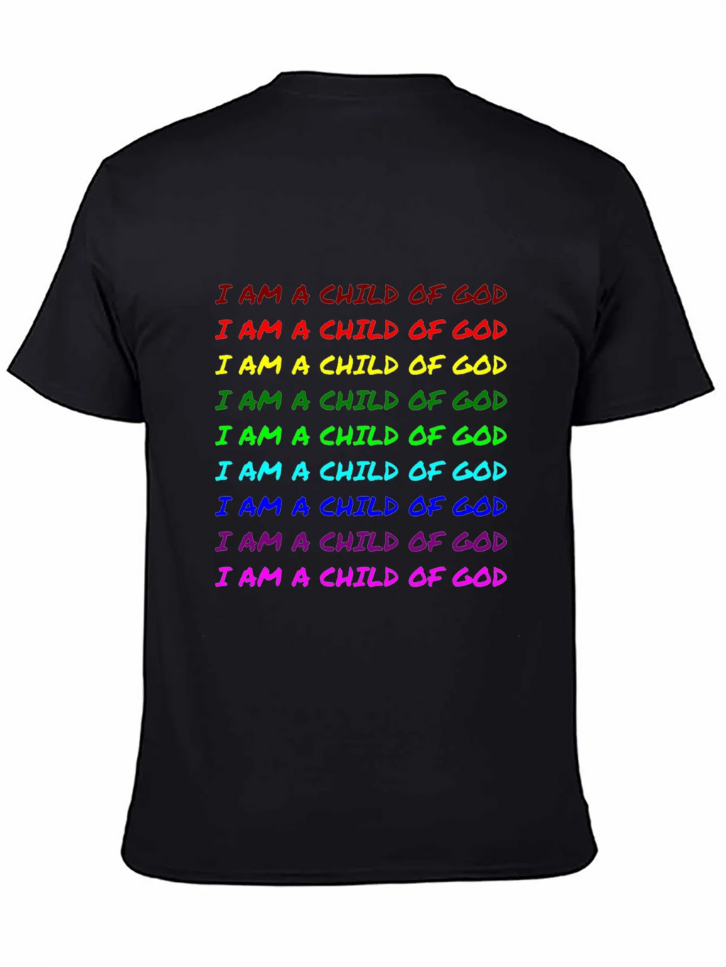 Rainbow Child of God Graphic Tee product image 4