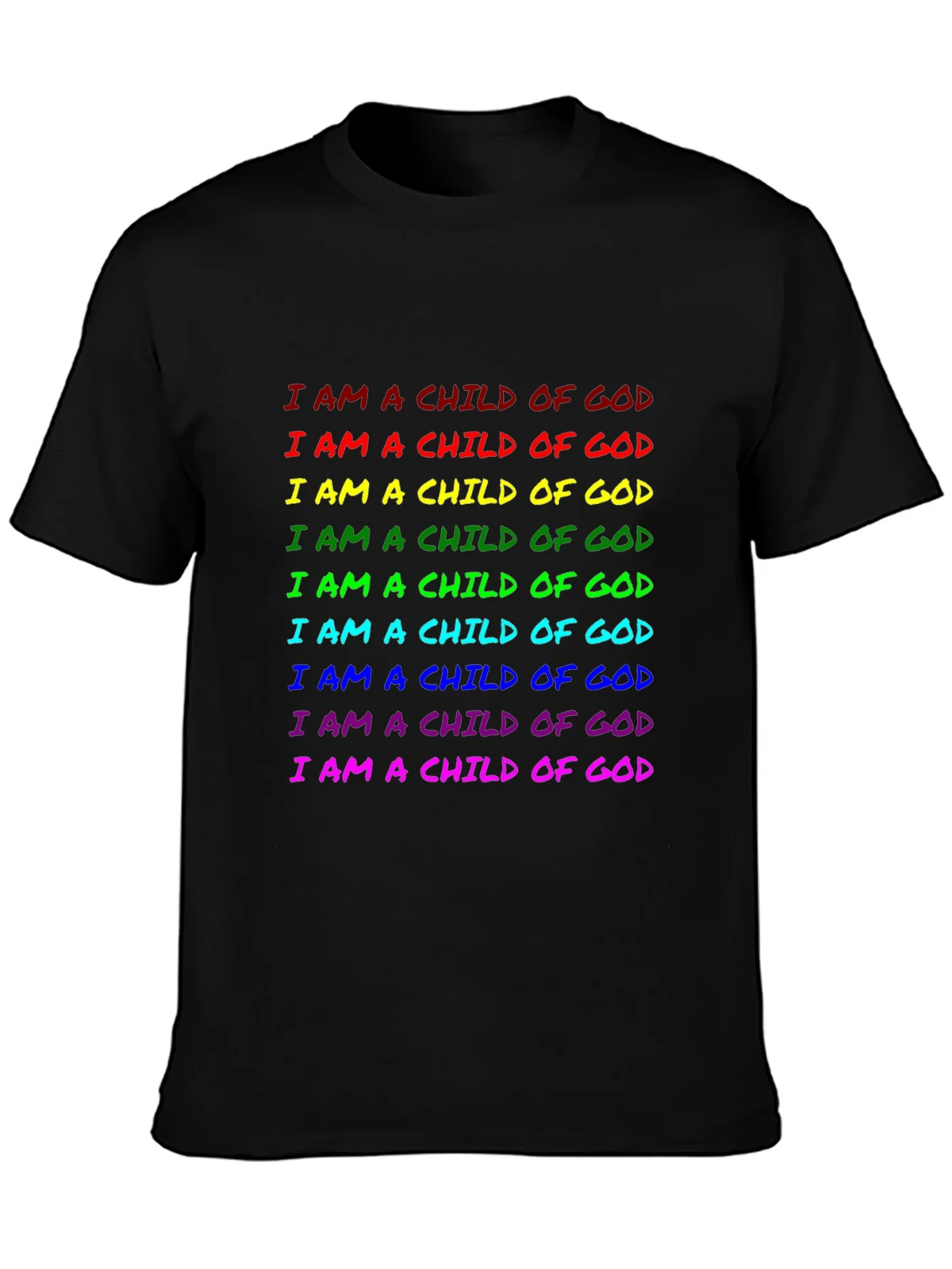 Rainbow Child of God Graphic Tee product image 3