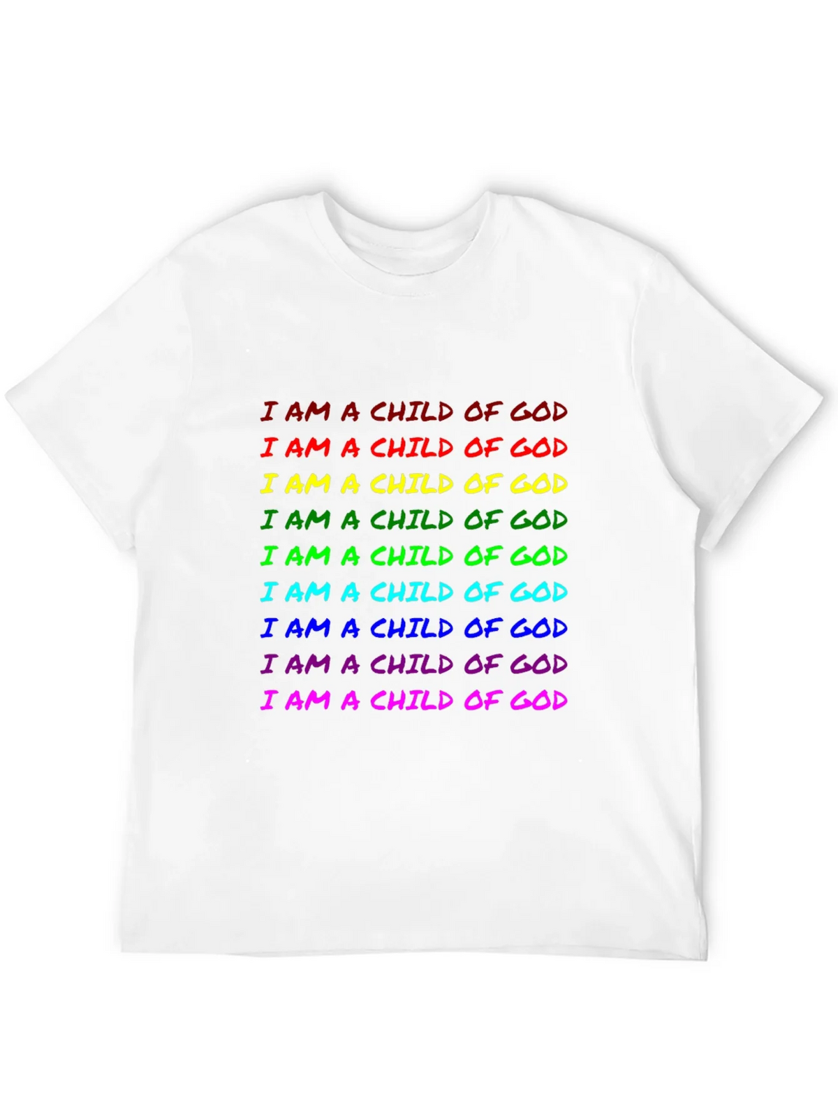 Rainbow Child of God Graphic Tee product image 11