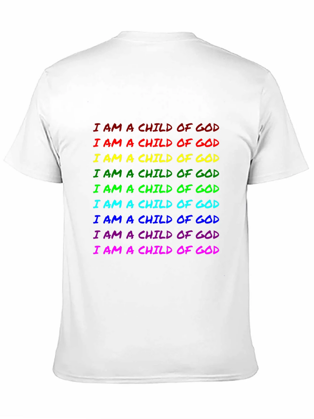 Rainbow Child of God Graphic Tee product image 10