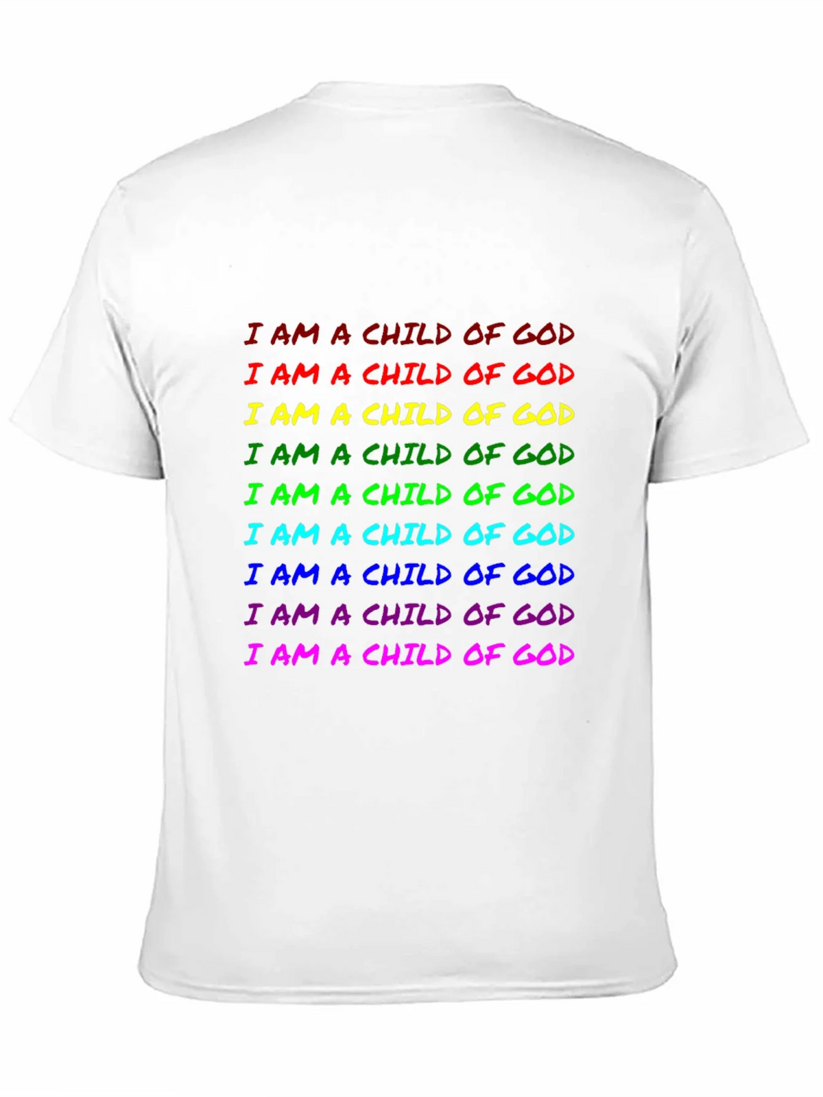 Rainbow Child of God Graphic Tee product image 10