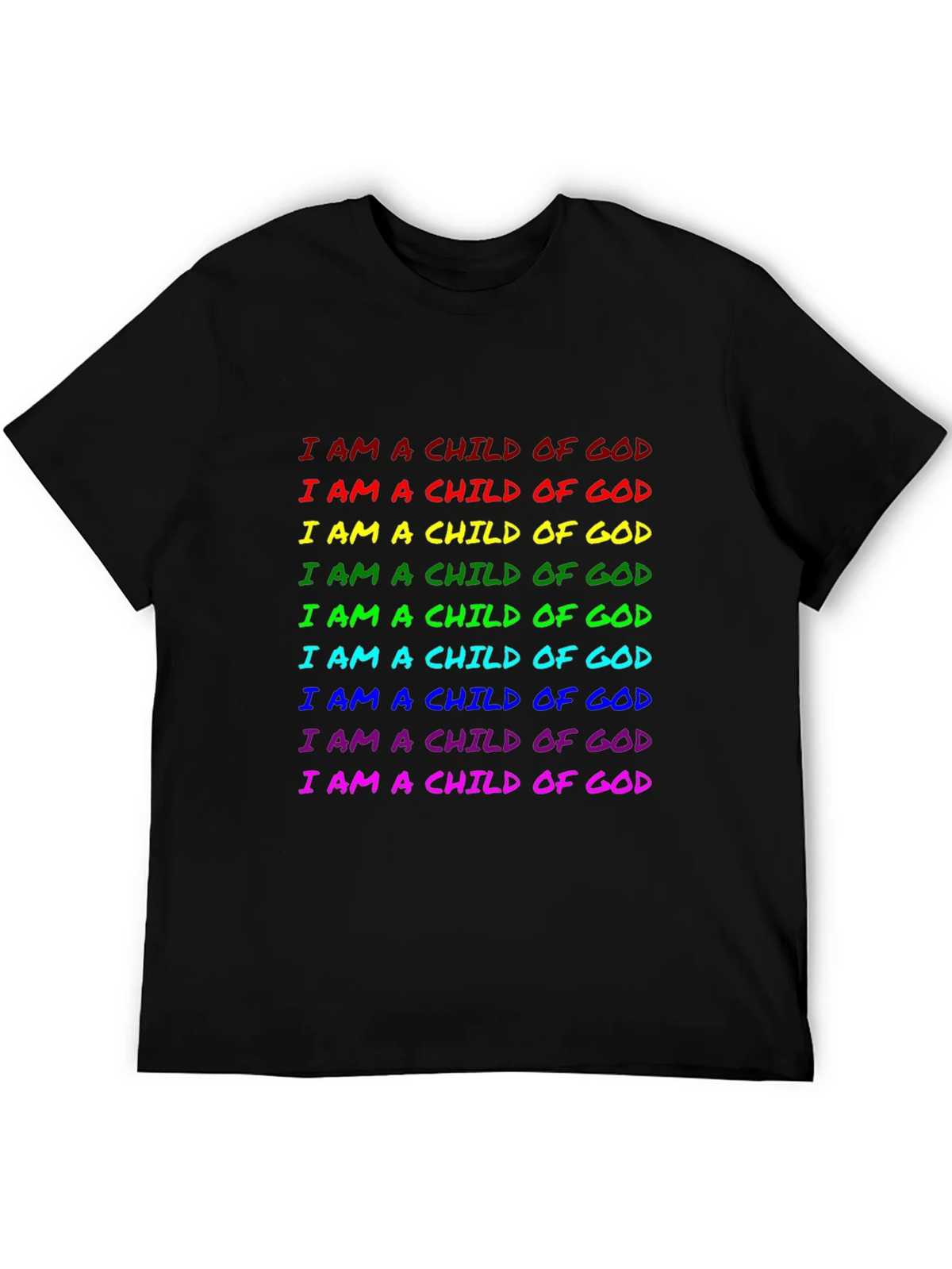 Rainbow Child of God Graphic Tee product image 5
