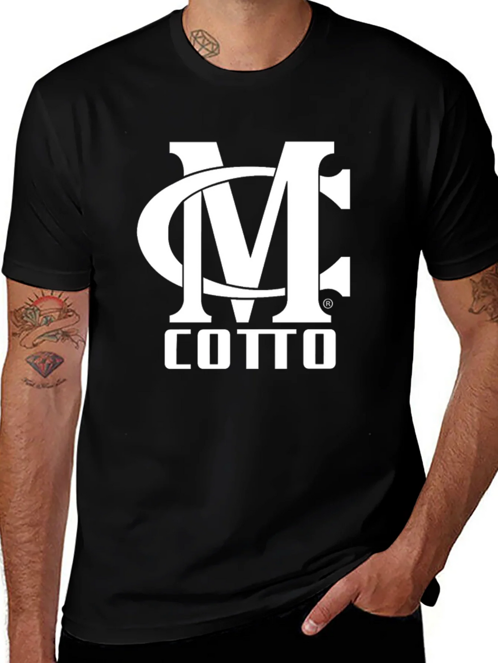 MC Cotto T-Shirt - Graphic Print - Black Casual Tee product image 1