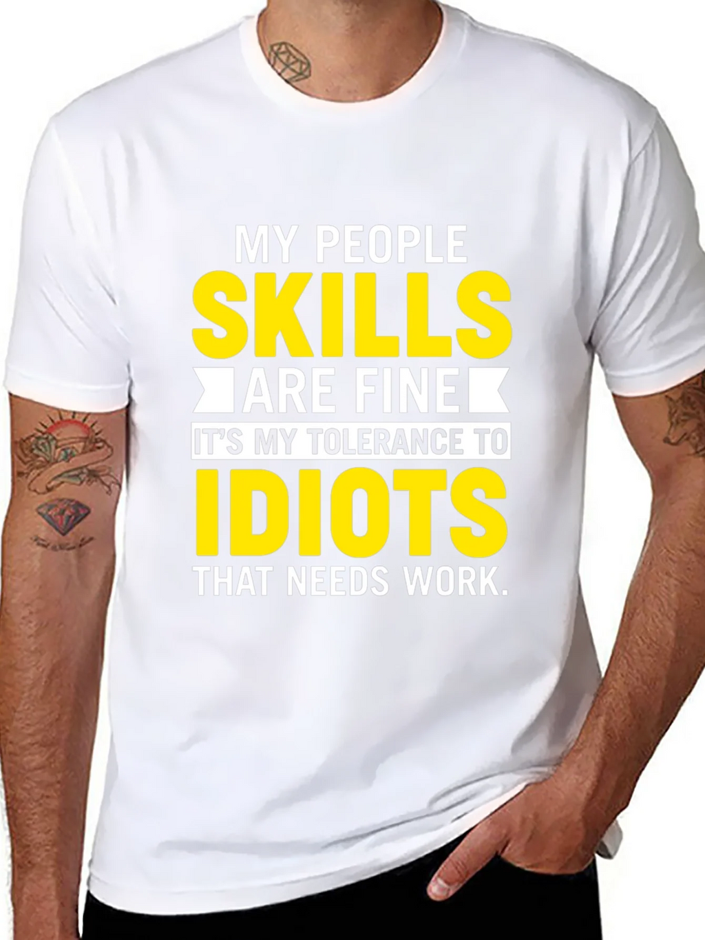 My People Skills T-Shirt: Tolerance to Idiots product image 7
