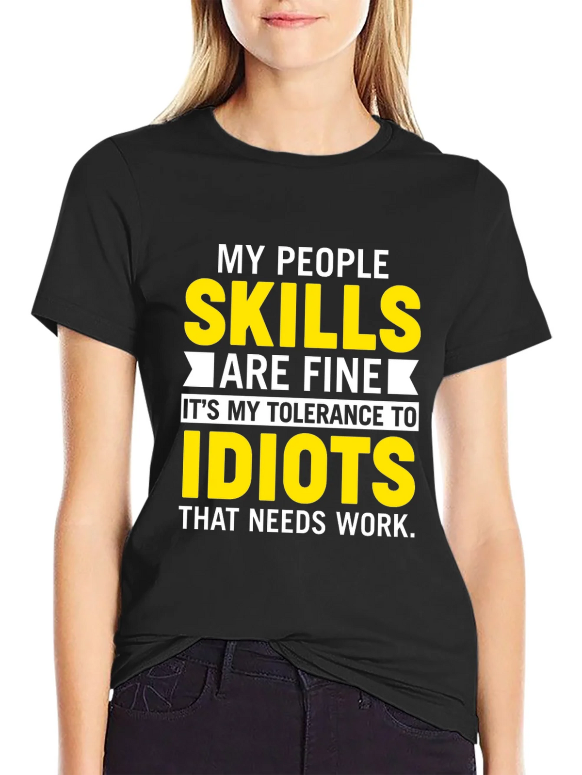 My People Skills T-Shirt: Tolerance to Idiots product image 2