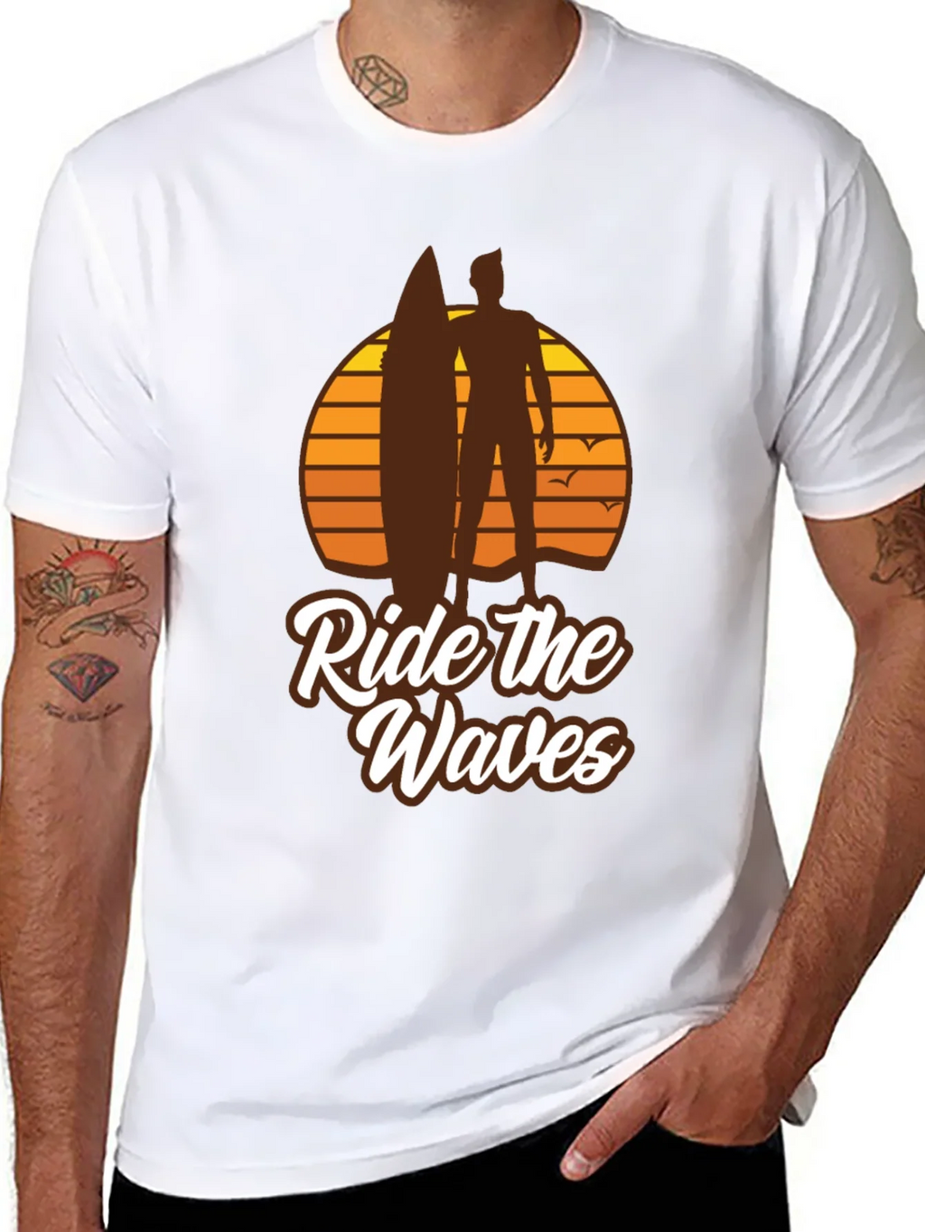 Ride the Waves Graphic T-Shirt - Surfer Style product image 7