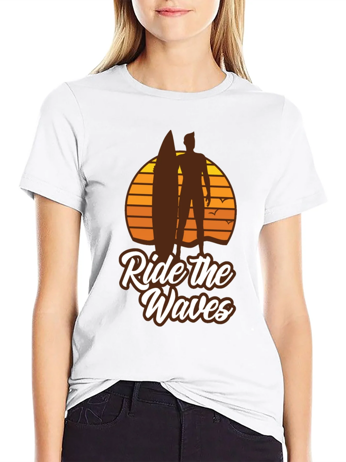 Ride the Waves Graphic T-Shirt - Surfer Style product image 8