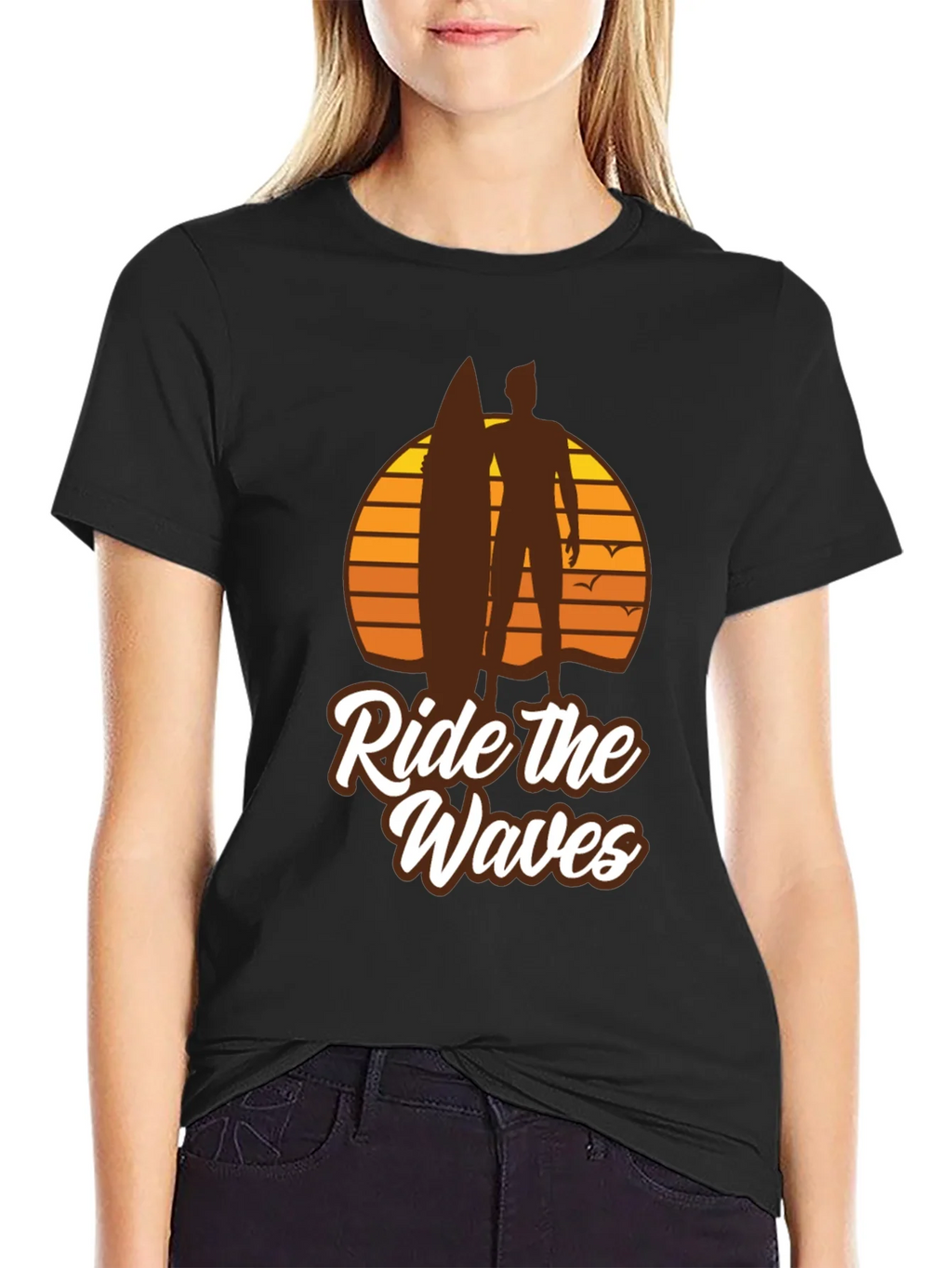 Ride the Waves Graphic T-Shirt - Surfer Style product image 2