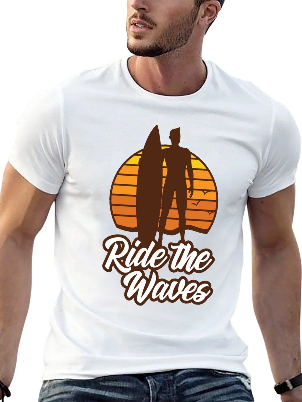 Ride the Waves Graphic T-Shirt - Surfer Style product image 12