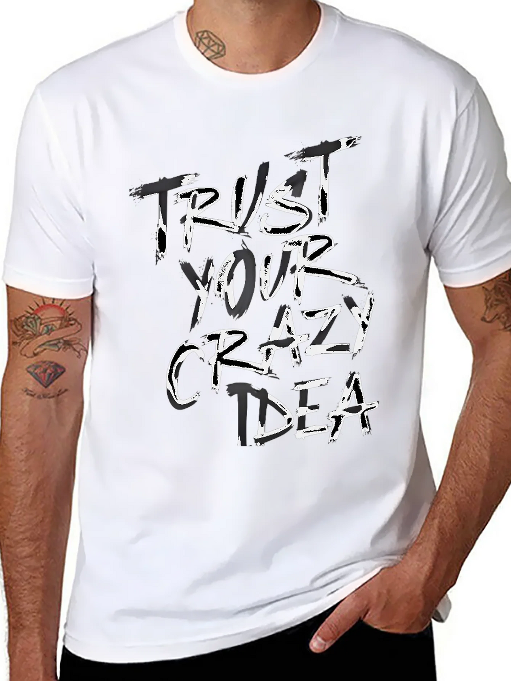 Trust Your Crazy Idea Graphic Tee - Unisex product image 7