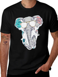 Cool Elephant Graphic T-Shirt product image 1