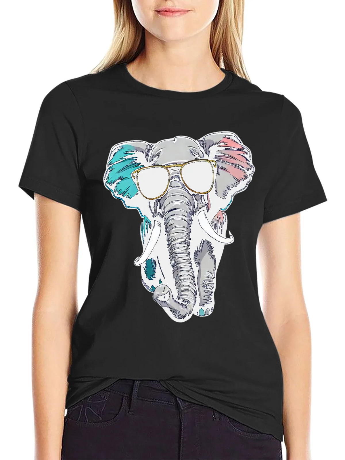 Cool Elephant Graphic T-Shirt product image 2