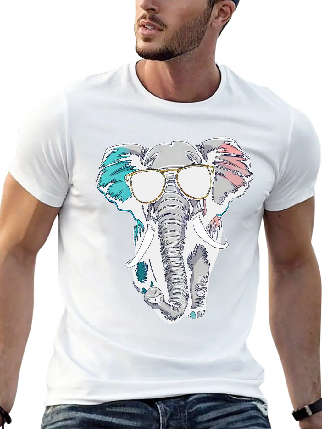 Cool Elephant Graphic T-Shirt product image 12