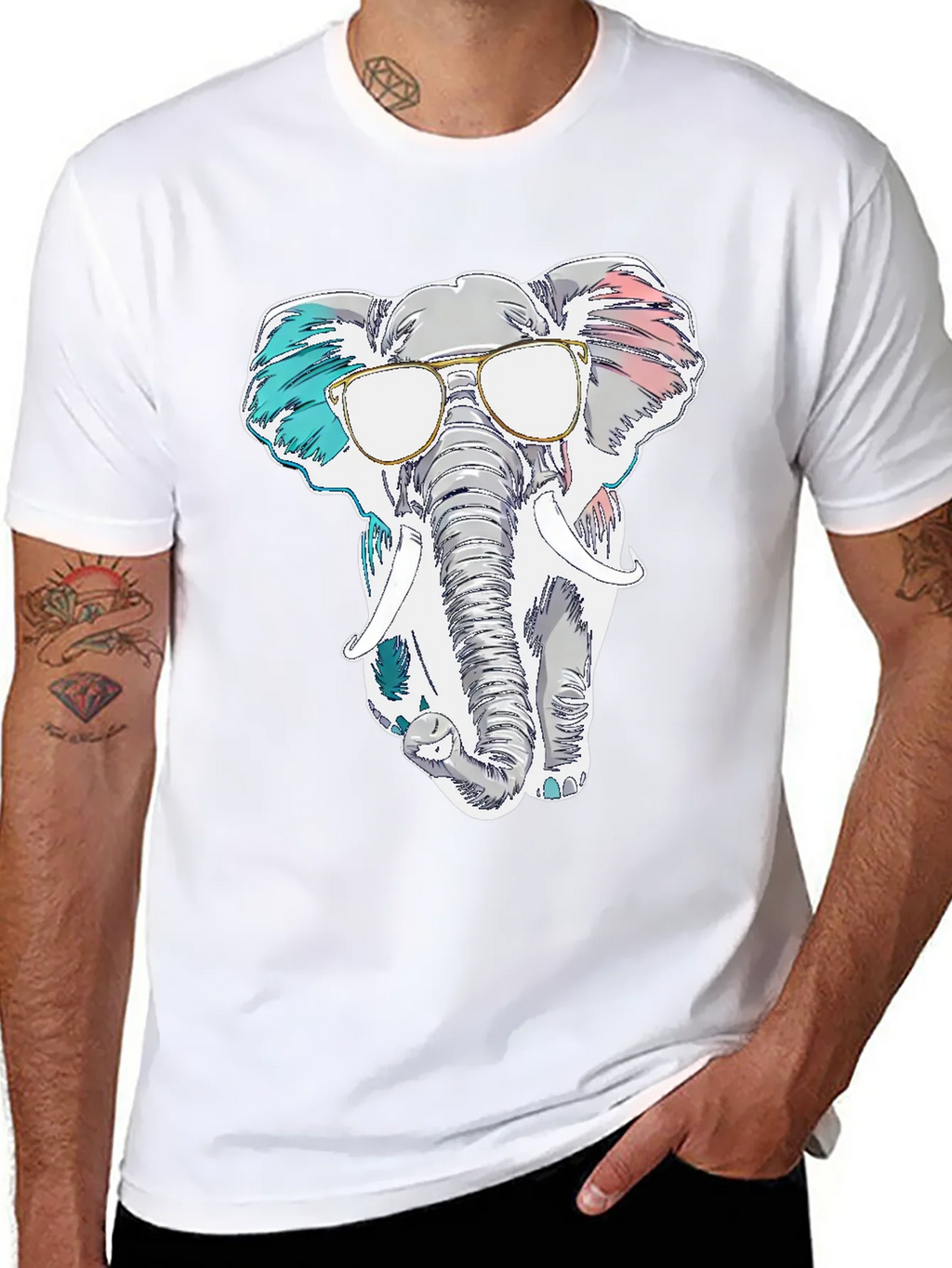 Cool Elephant Graphic T-Shirt product image 7