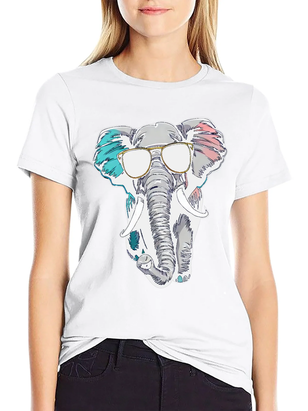 Cool Elephant Graphic T-Shirt product image 8