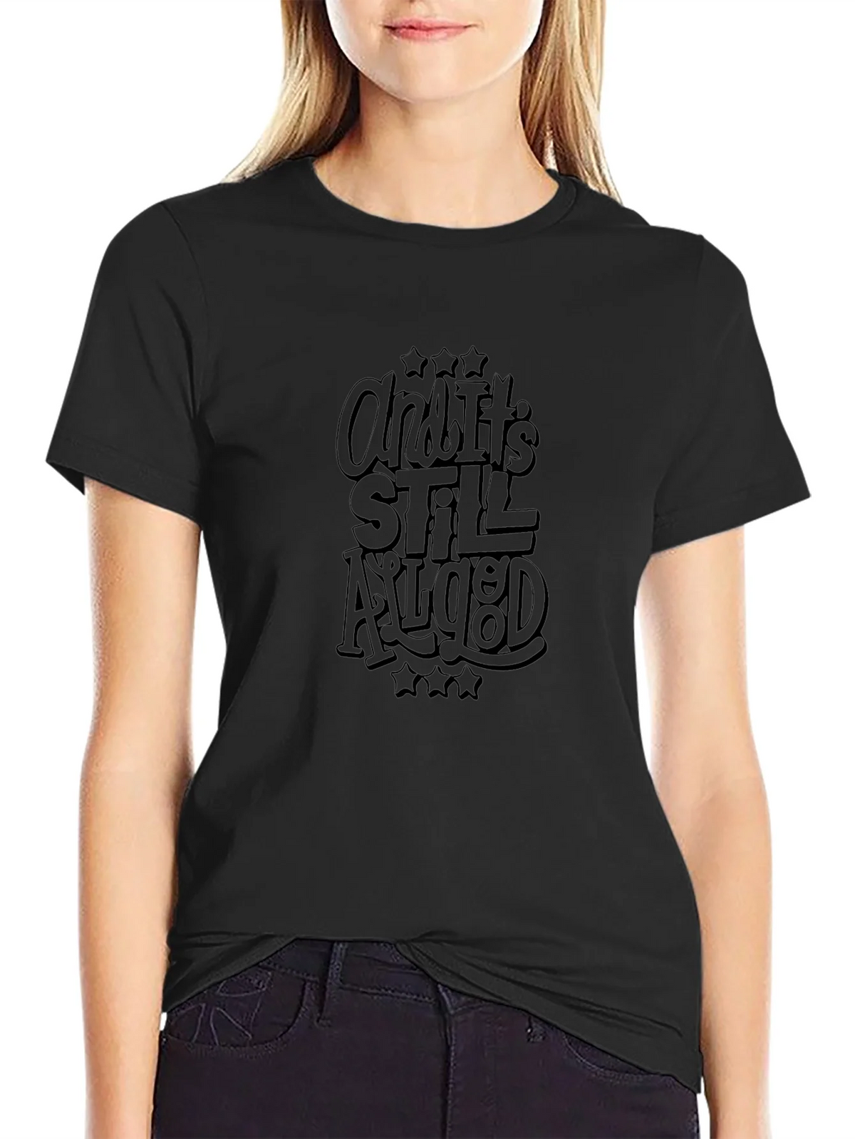 And Its Still All Good Black Graphic Tee product image 2