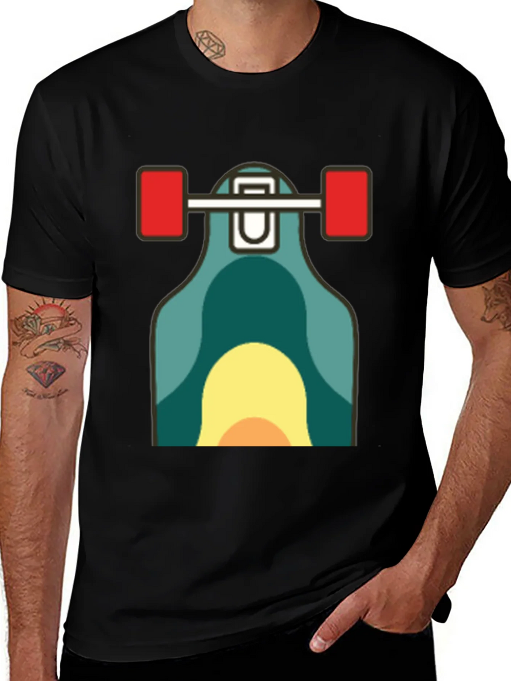Skateboard Graphic Tee - Cool Skate Style product image 1