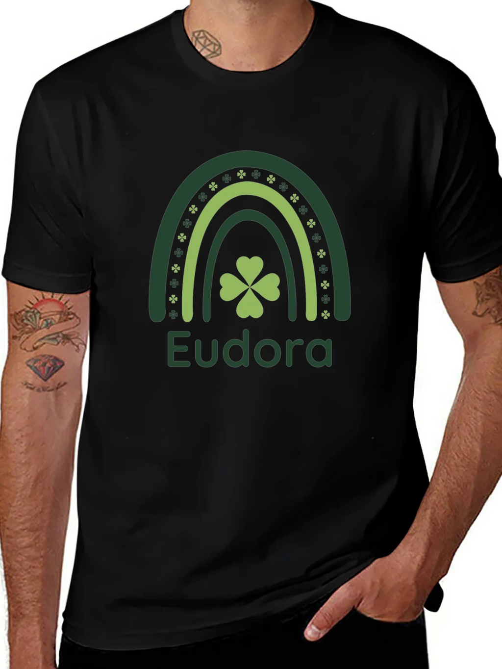 Eudora St. Patricks Day Rainbow T-Shirt product image 1