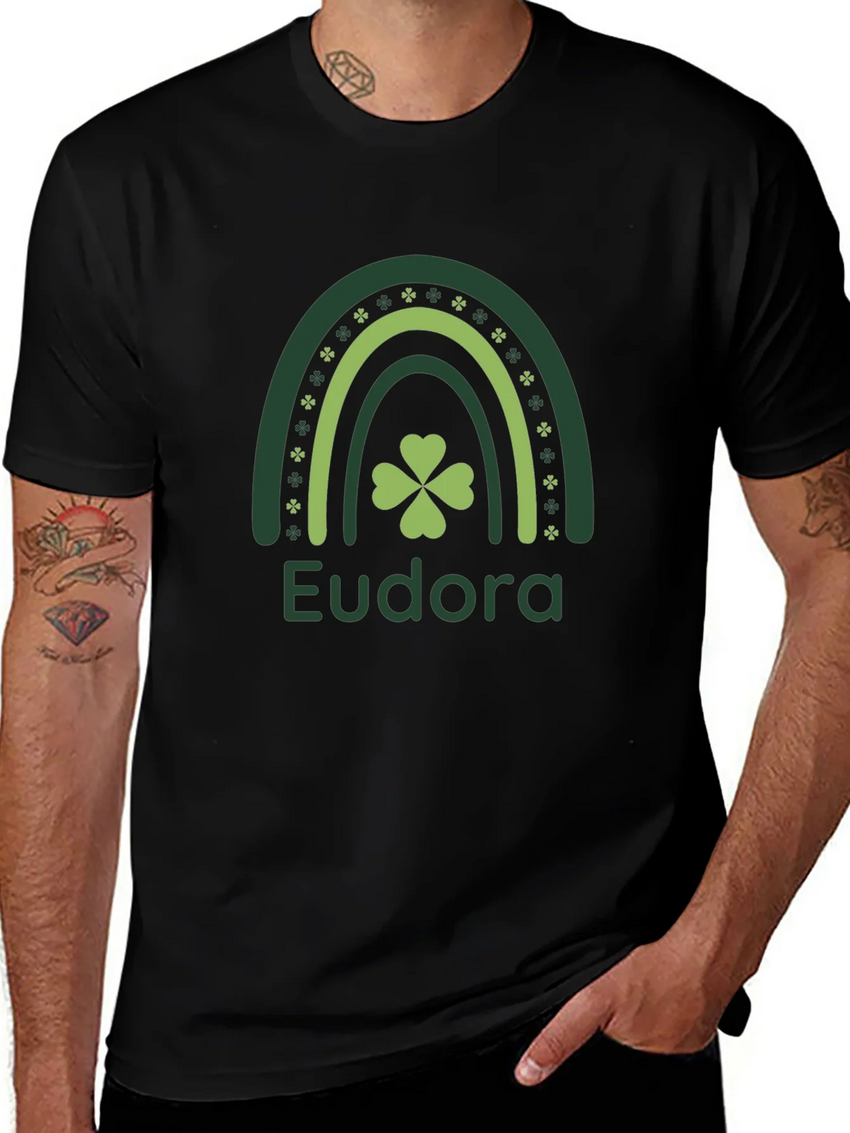 Eudora St. Patricks Day Rainbow T-Shirt product image 1