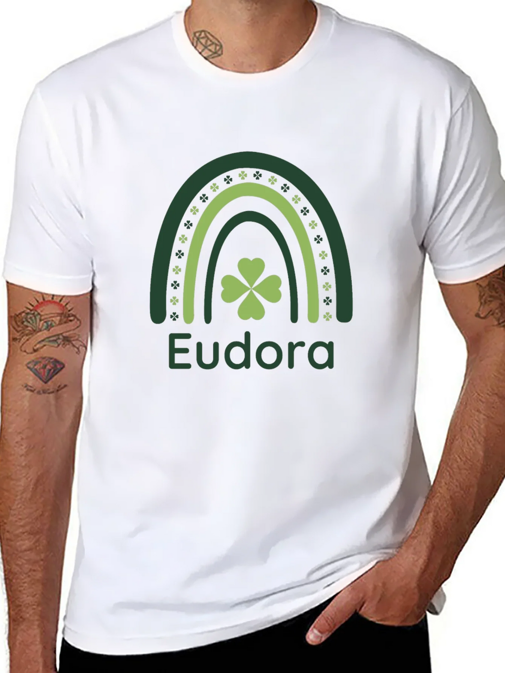 Eudora St. Patricks Day Rainbow T-Shirt product image 7