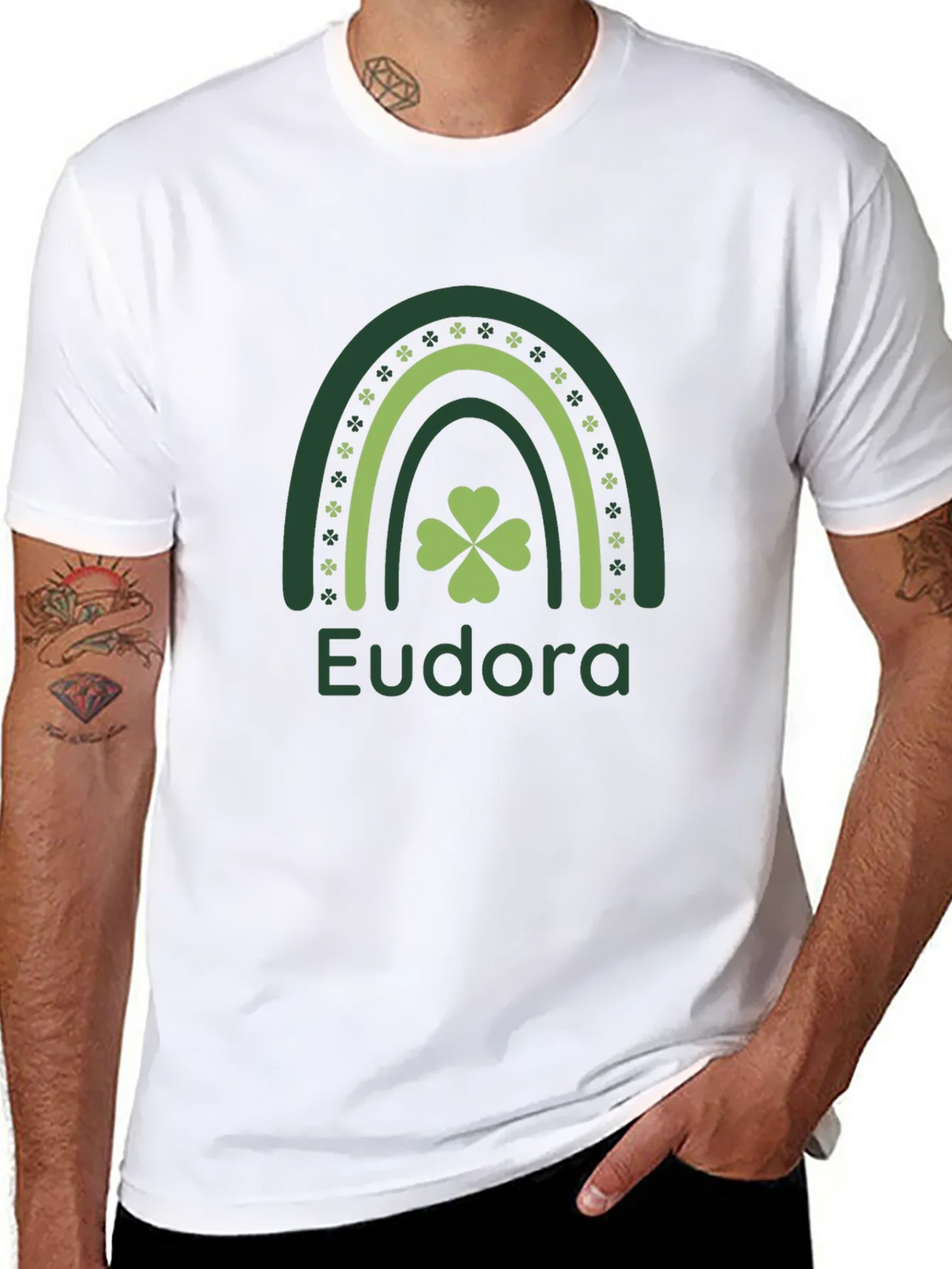 Eudora St. Patricks Day Rainbow T-Shirt product image 7