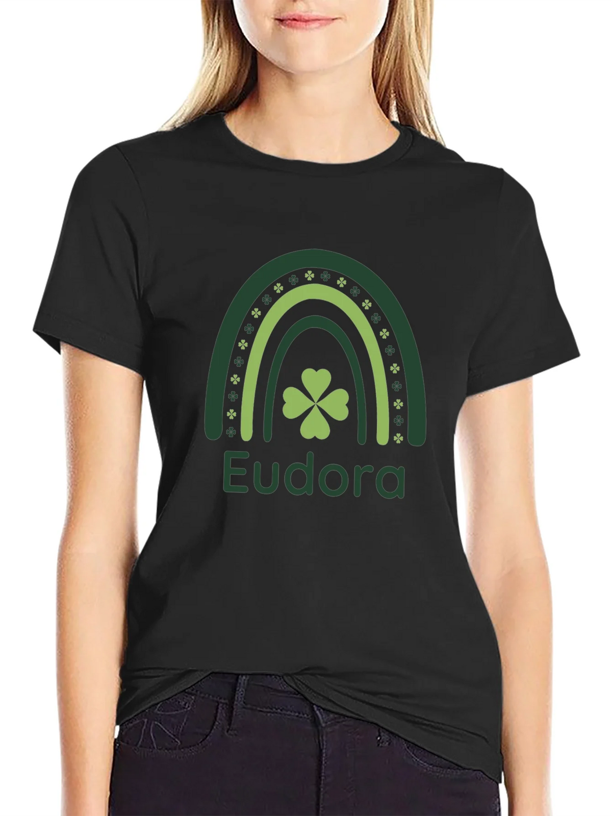 Eudora St. Patricks Day Rainbow T-Shirt product image 2