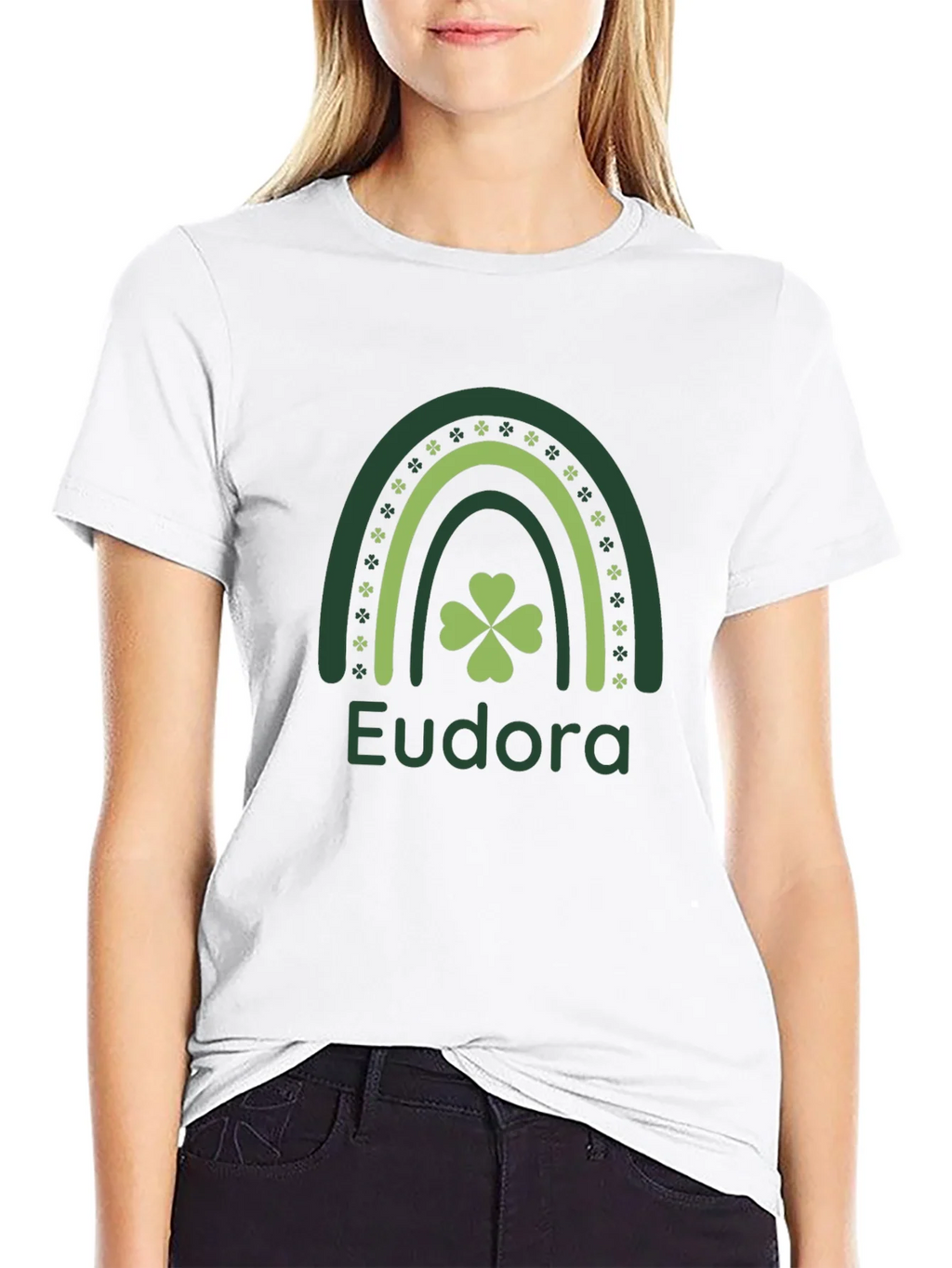 Eudora St. Patricks Day Rainbow T-Shirt product image 8