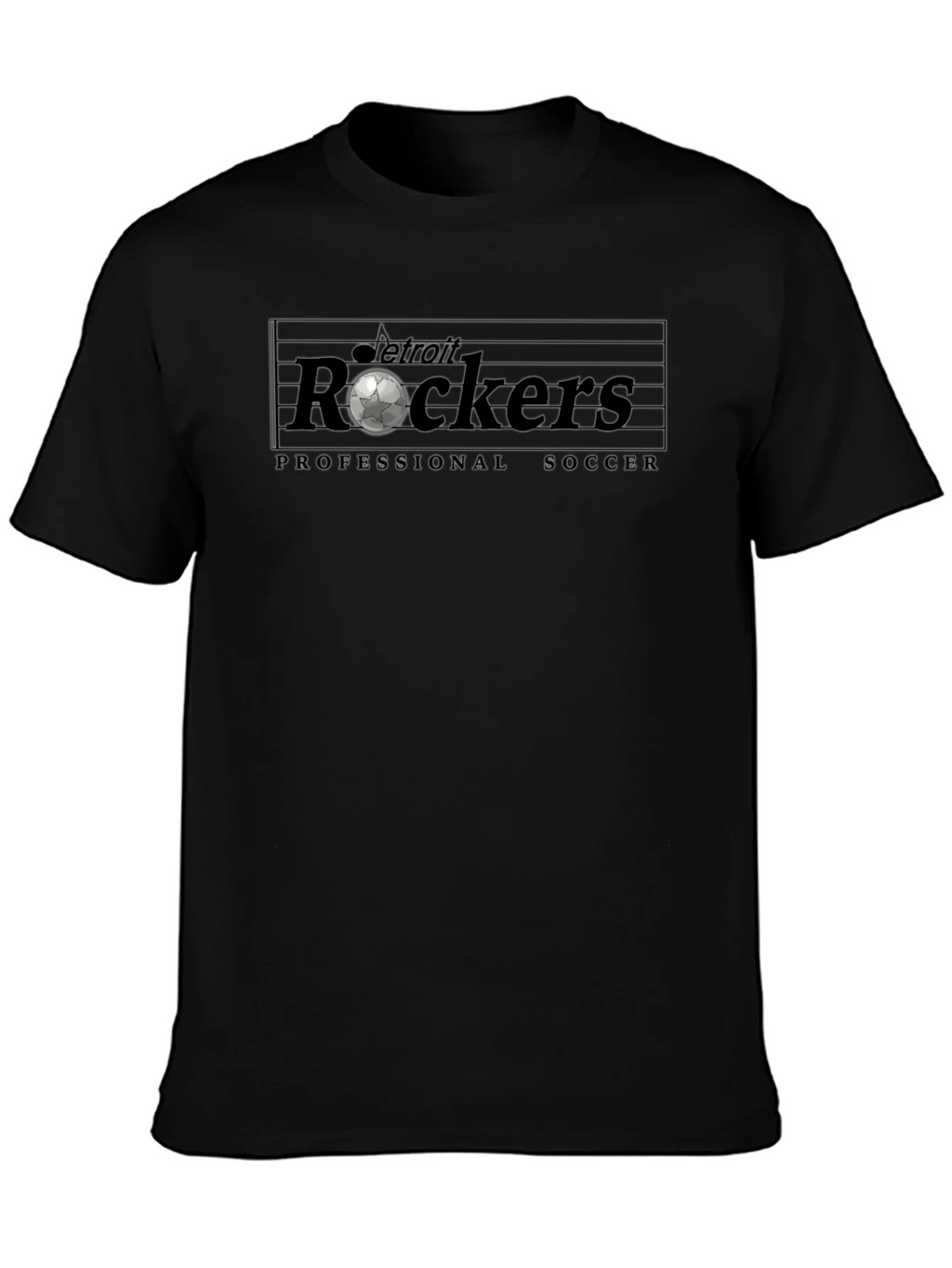 Detroit Rockers Soccer T-Shirt - Black product image 3
