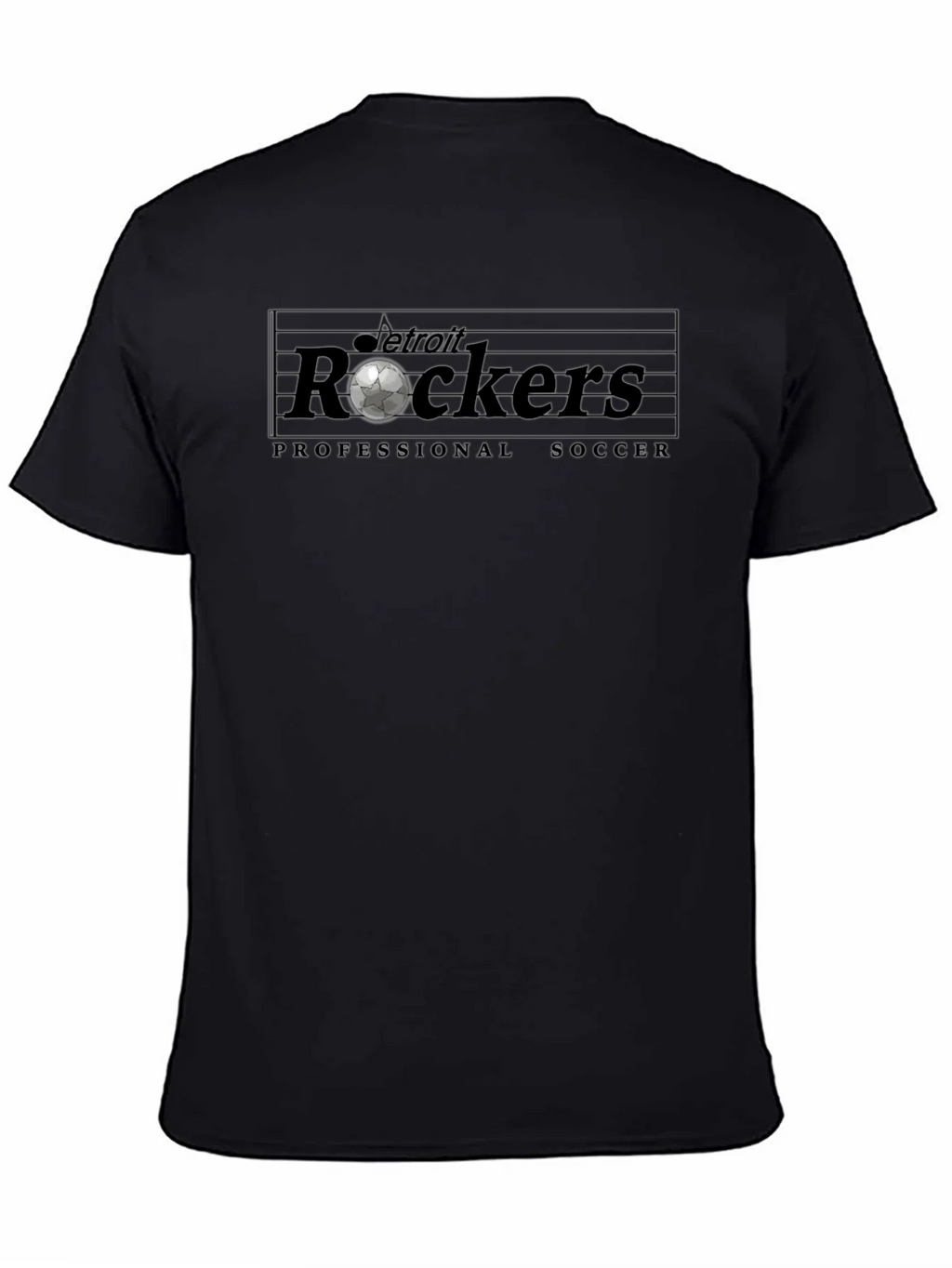 Detroit Rockers Soccer T-Shirt - Black product image 4