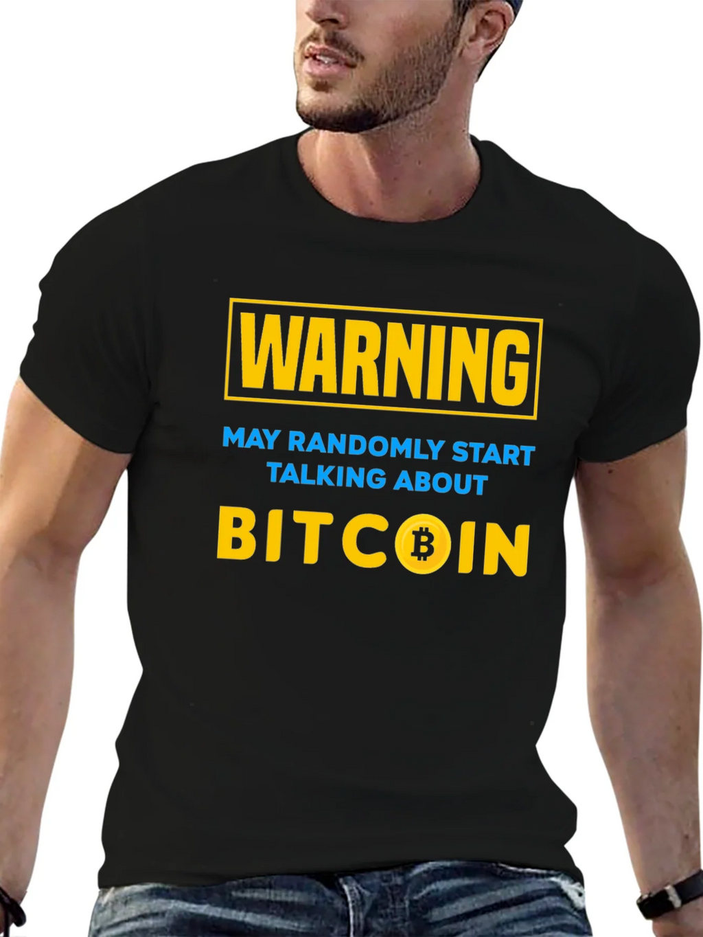 Bitcoin Warning T-Shirt - Crypto Investor Tee product image 6