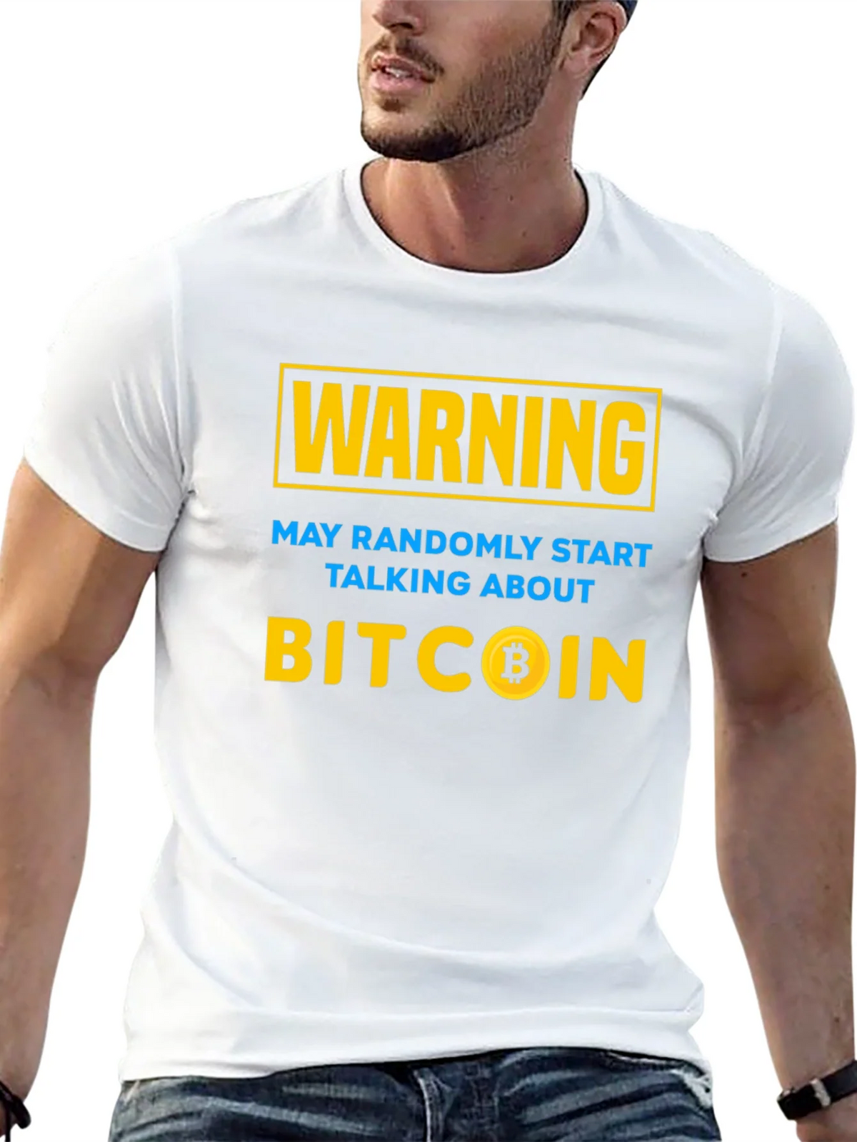 Bitcoin Warning T-Shirt - Crypto Investor Tee product image 12