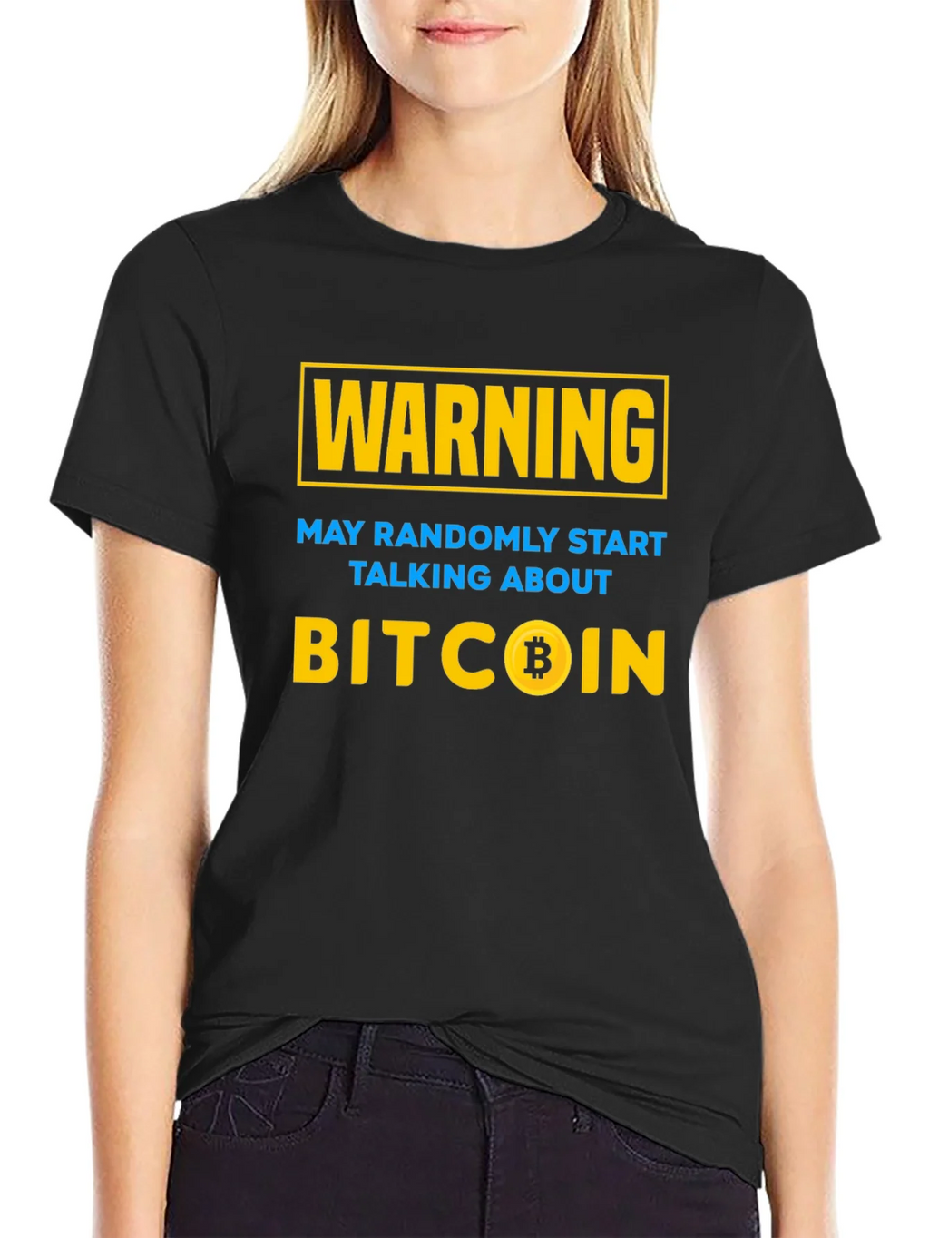Bitcoin Warning T-Shirt - Crypto Investor Tee product image 2