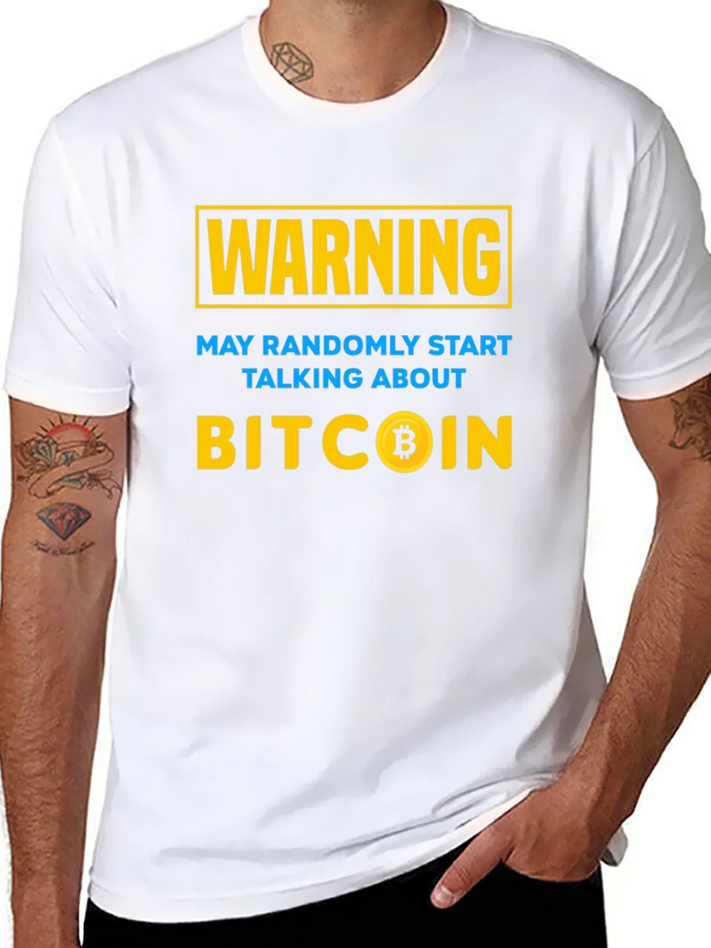 Bitcoin Warning T-Shirt - Crypto Investor Tee product image 7