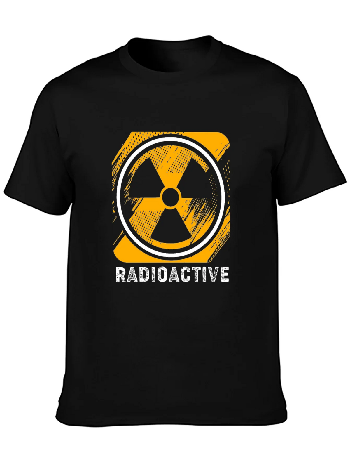Radioactive Symbol Graphic Print Black T-Shirt product image 3