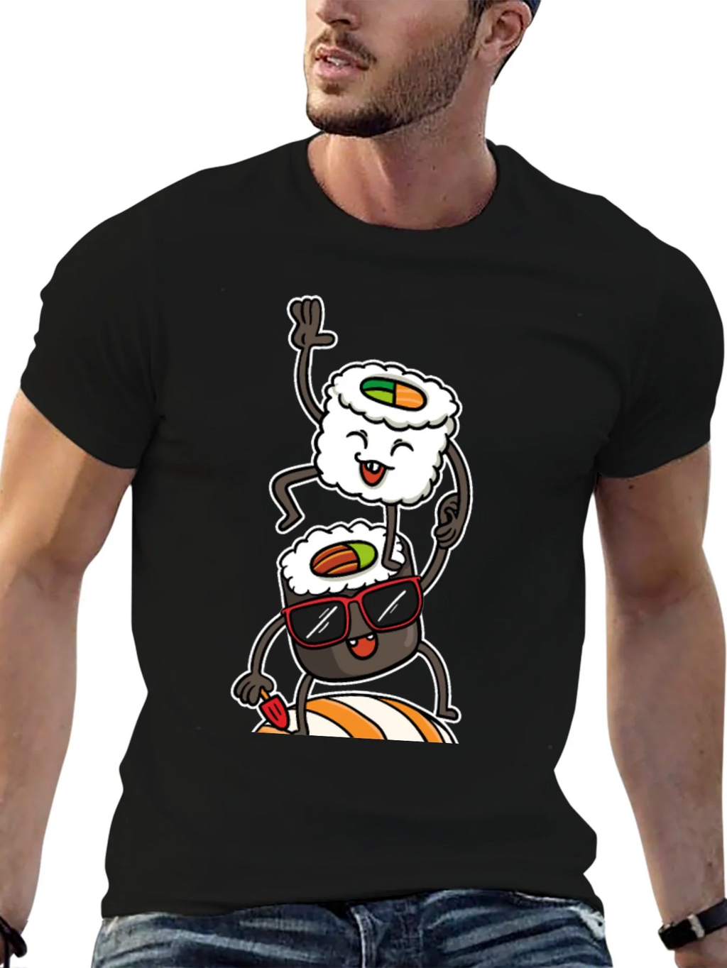 Sushi Stack Graphic Tee - Cool & Casual product image 6