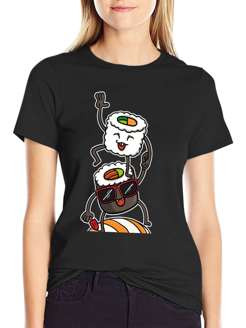 Sushi Stack Graphic Tee - Cool & Casual product image 2