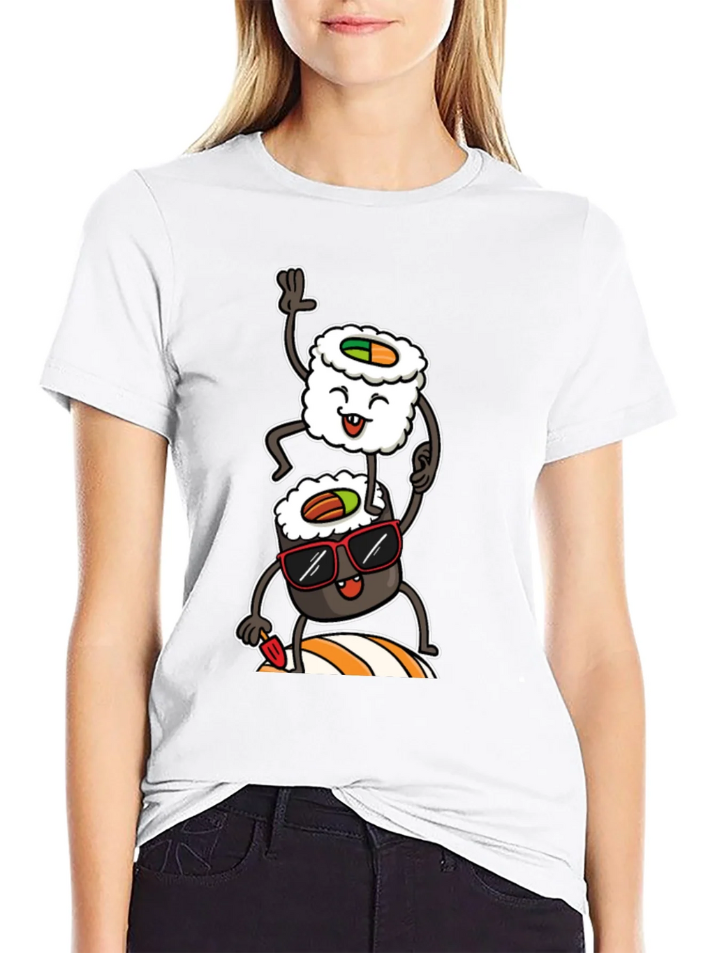 Sushi Stack Graphic Tee - Cool & Casual product image 8
