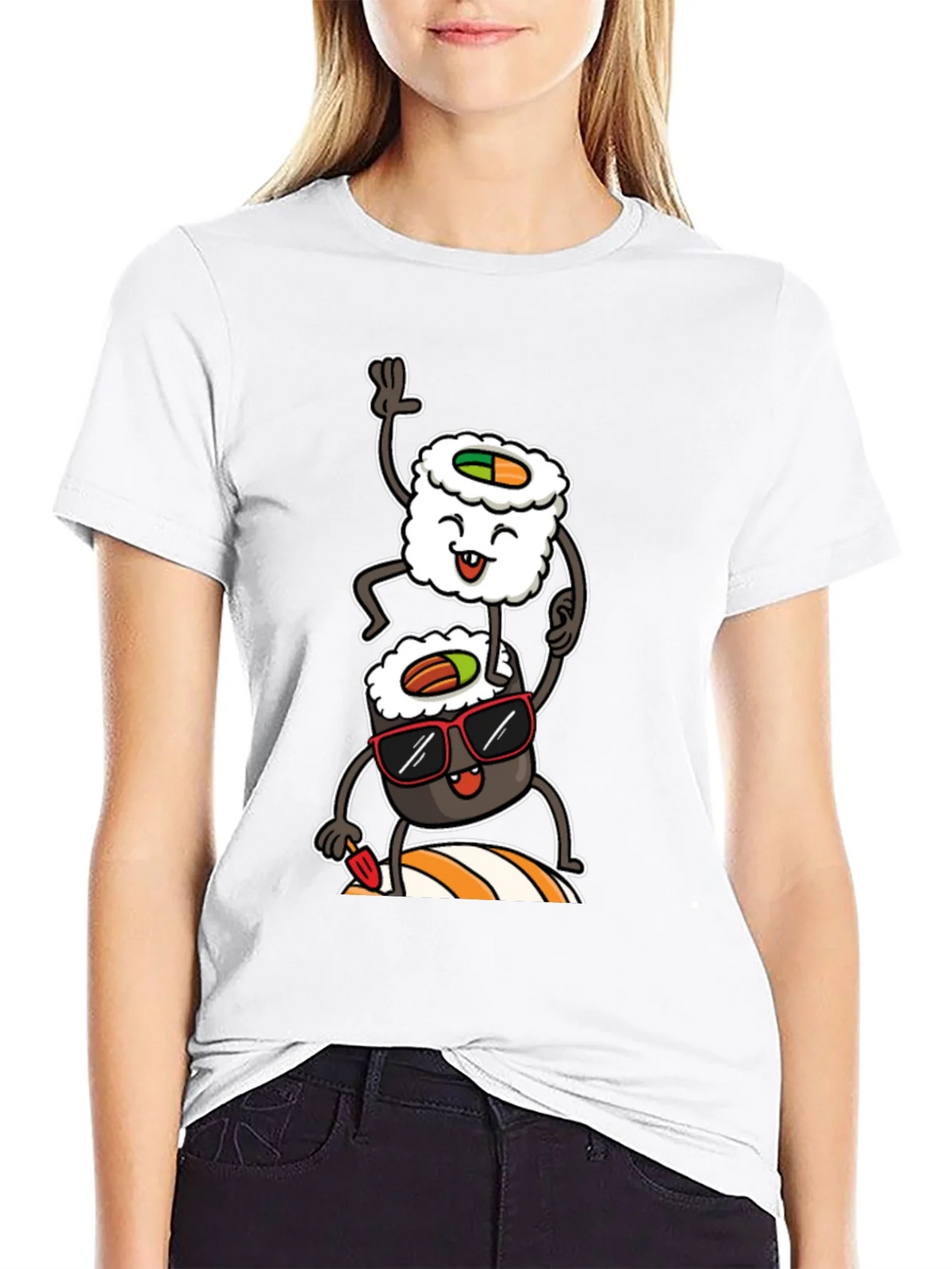 Sushi Stack Graphic Tee - Cool & Casual product image 8