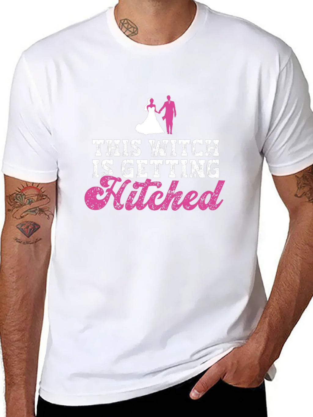 Bride To Be T-Shirt - This Witch Is Getting Hitched product image 7