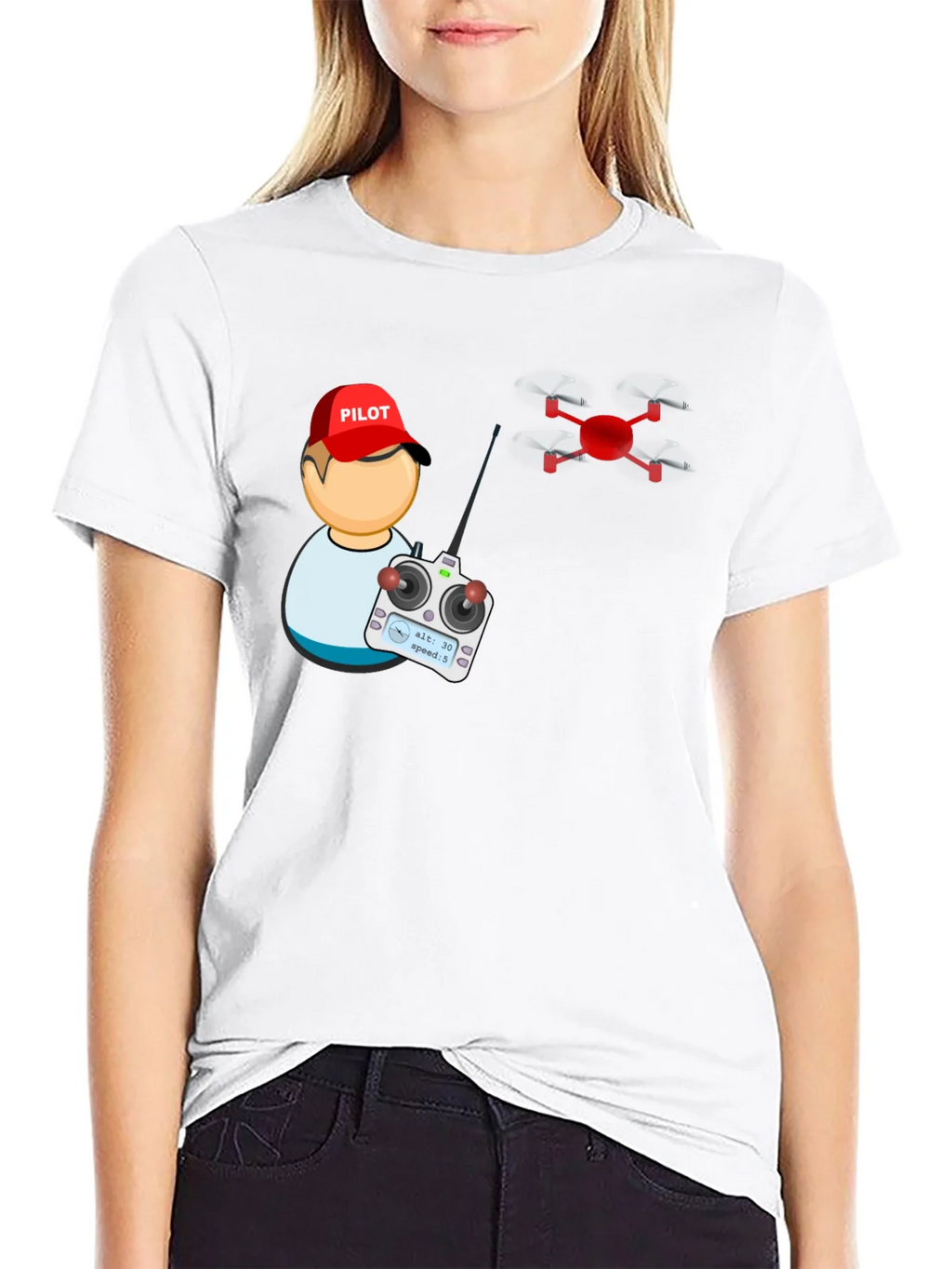 Drone Pilot T-Shirt - Fly High! product image 8