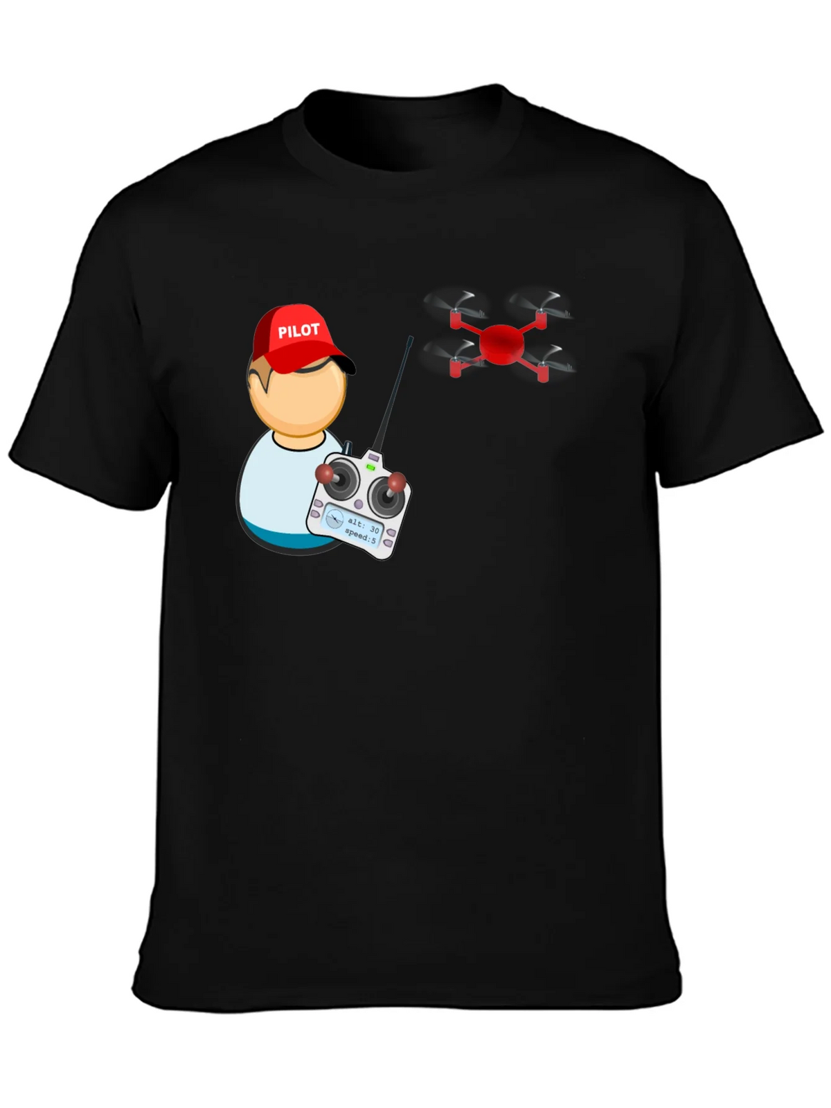 Drone Pilot T-Shirt - Fly High! product image 3