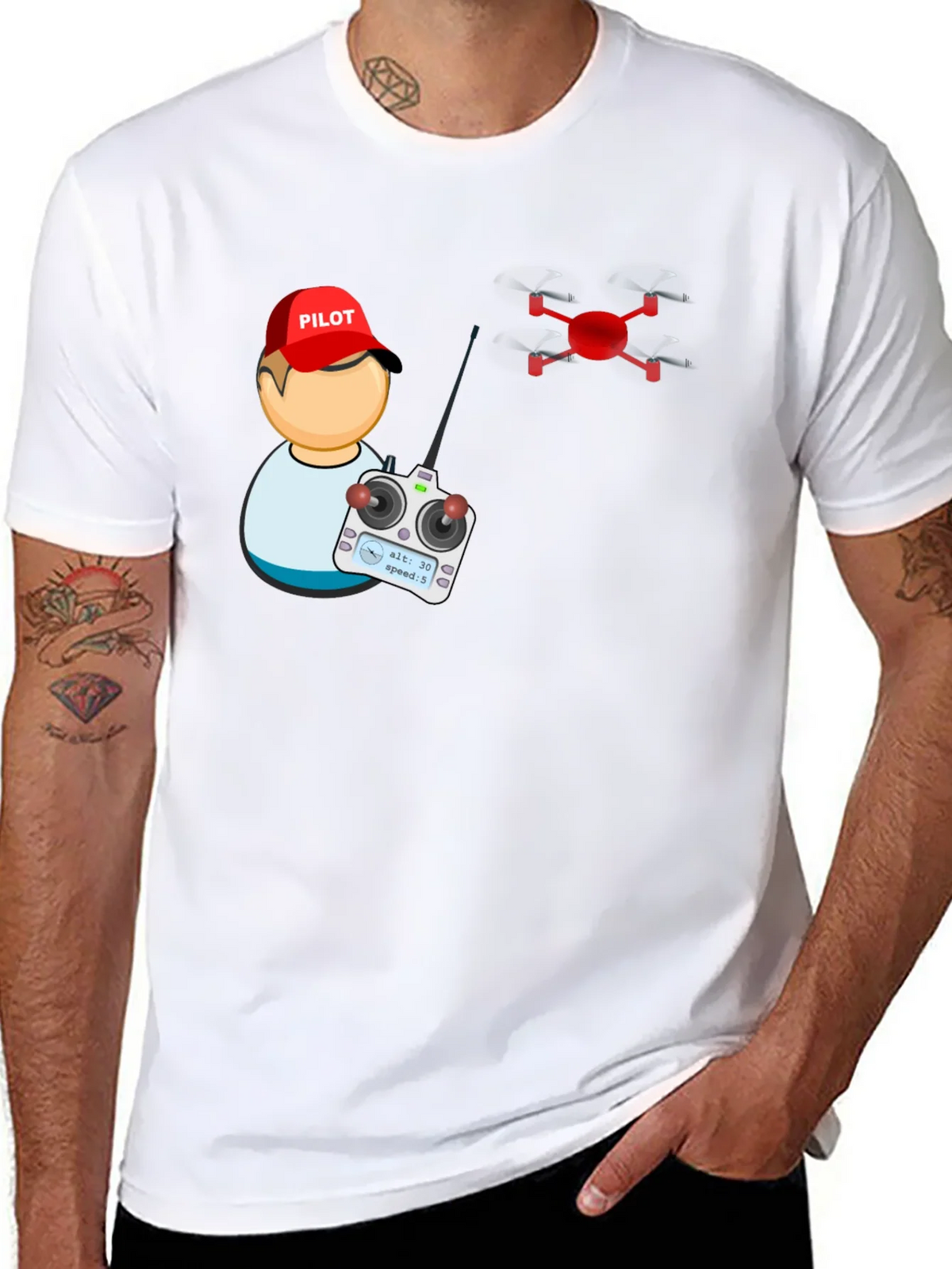 Drone Pilot T-Shirt - Fly High! product image 7