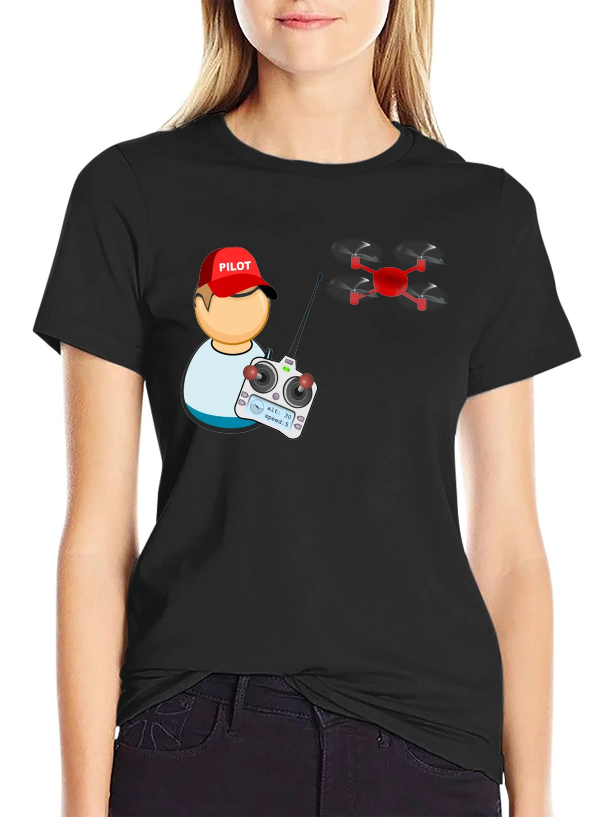 Drone Pilot T-Shirt - Fly High! product image 2