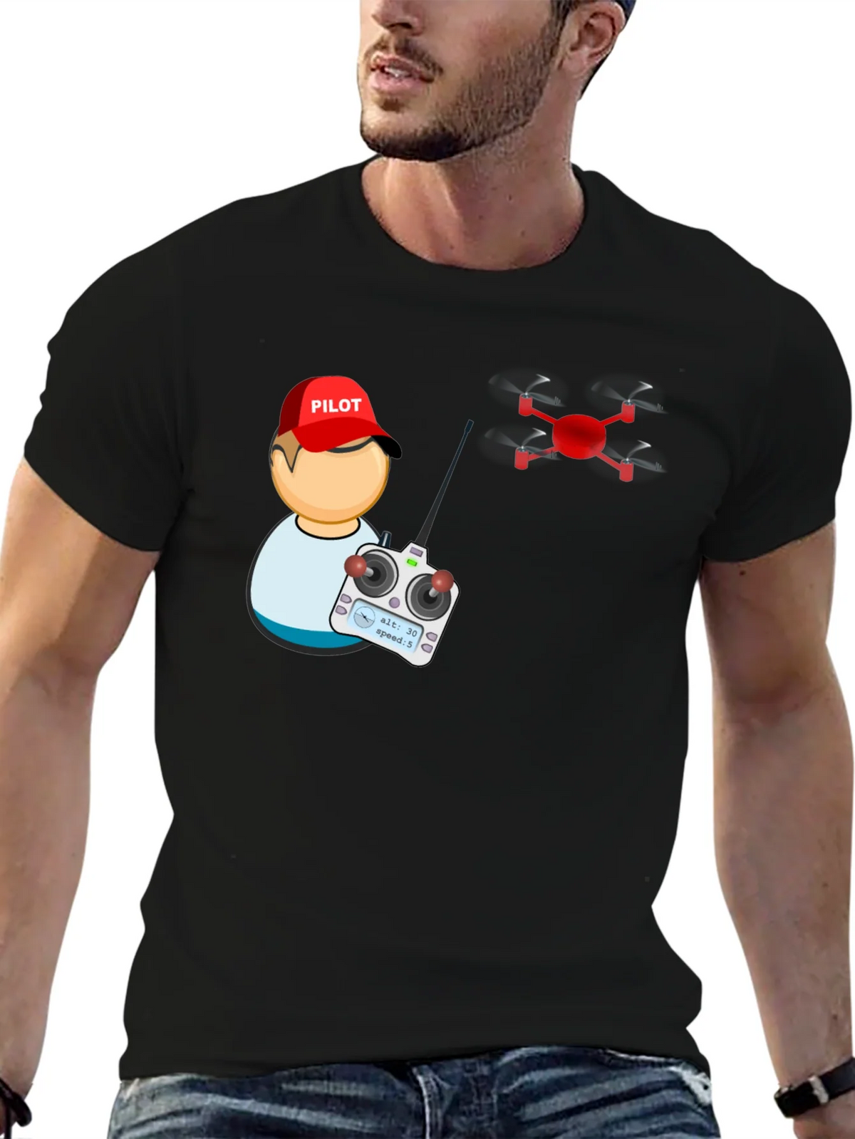 Drone Pilot T-Shirt - Fly High! product image 6