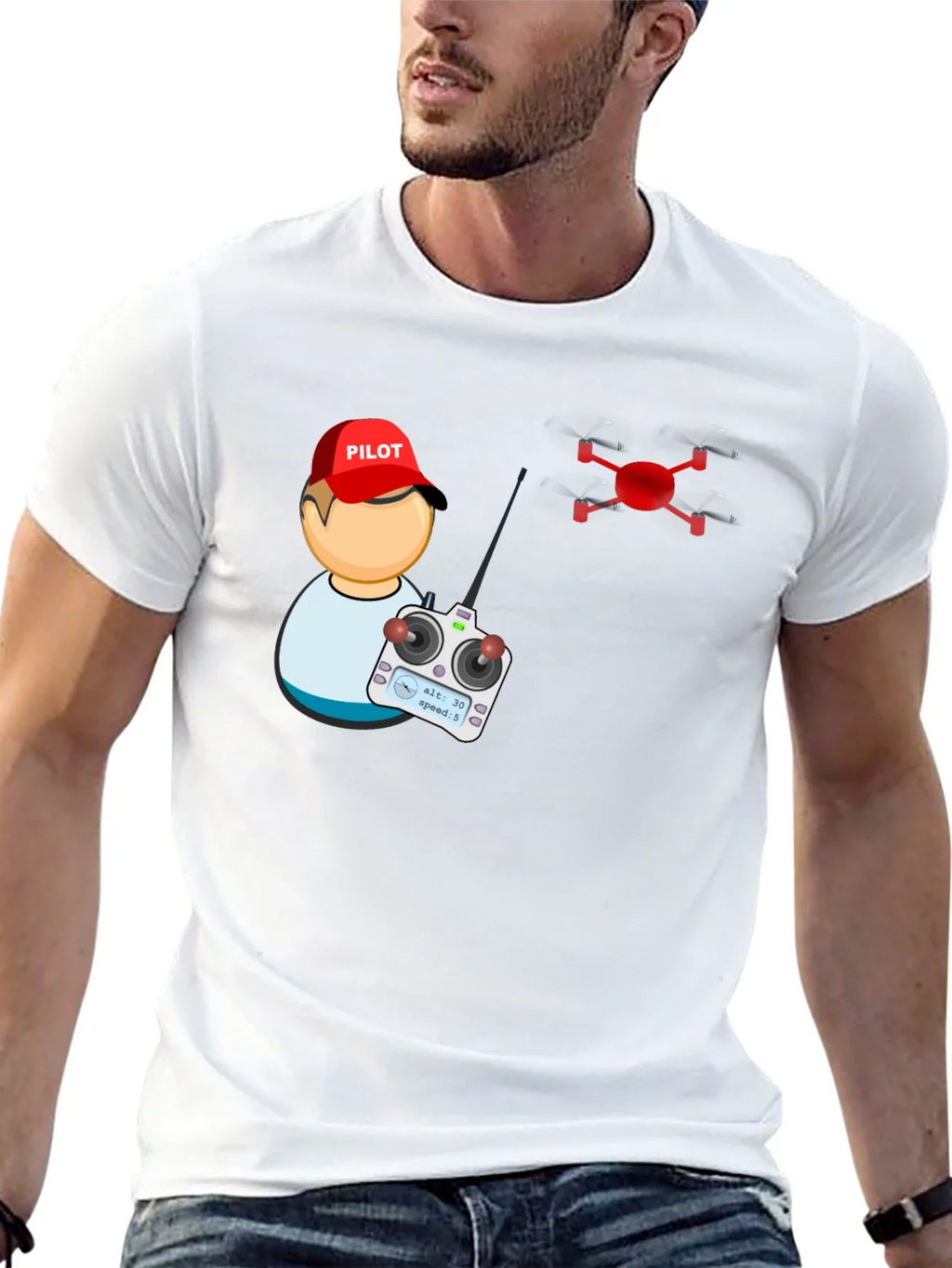 Drone Pilot T-Shirt - Fly High! product image 12