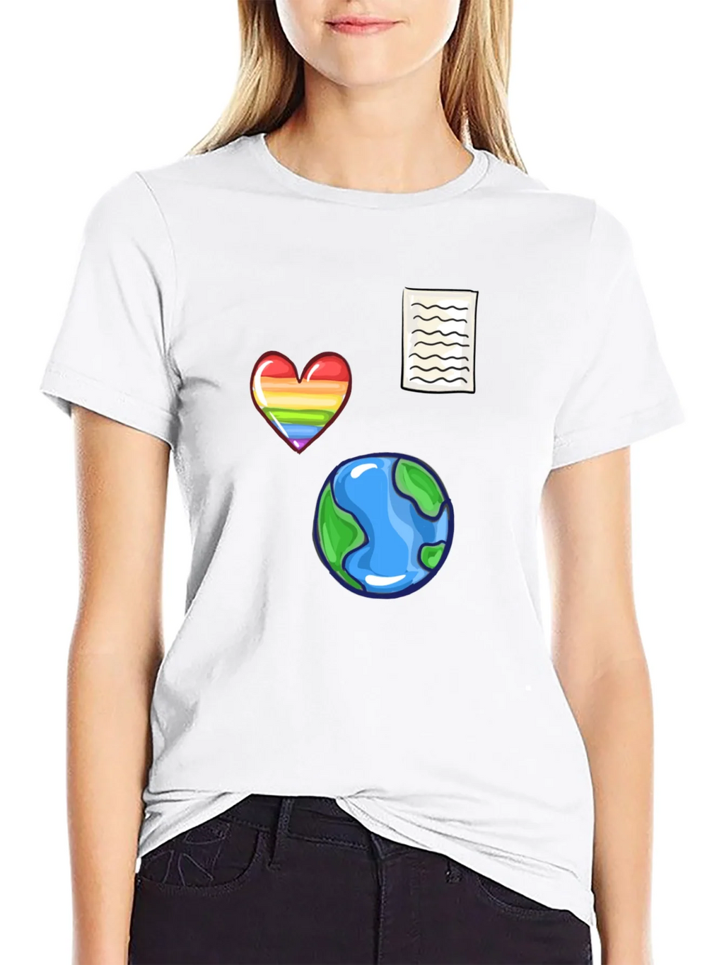 Novelty Print Black T-Shirt product image 8