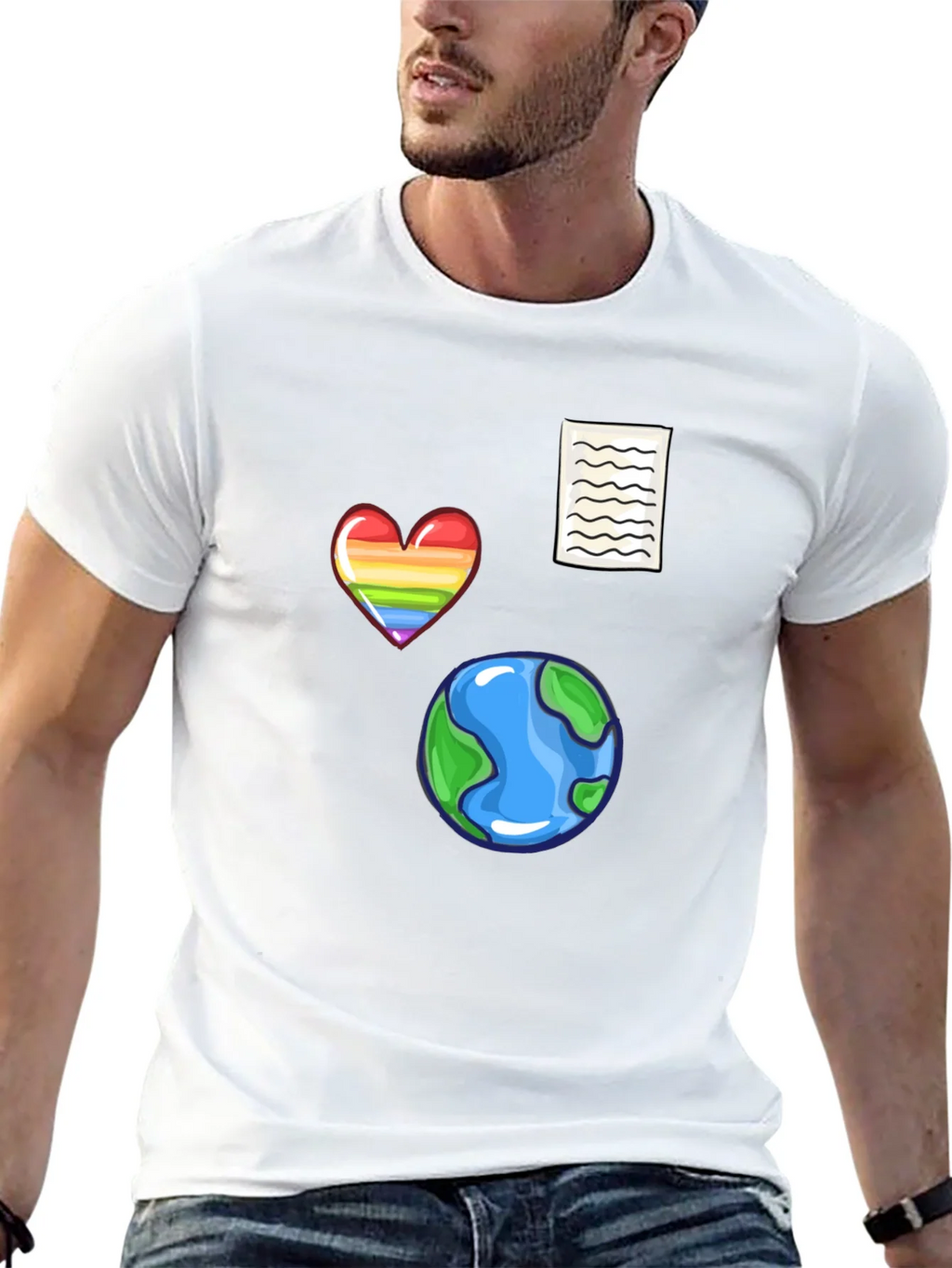 Novelty Print Black T-Shirt product image 12