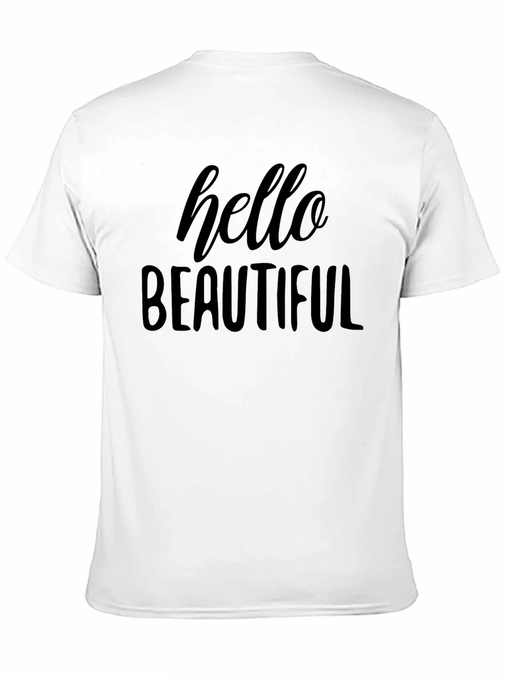 Hello Beautiful Graphic Tee - Soft Cotton Blend product image 2