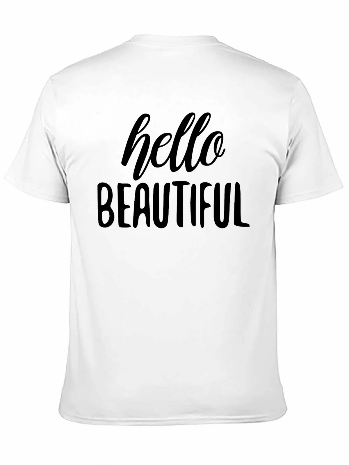 Hello Beautiful Graphic Tee - Soft Cotton Blend product image 2