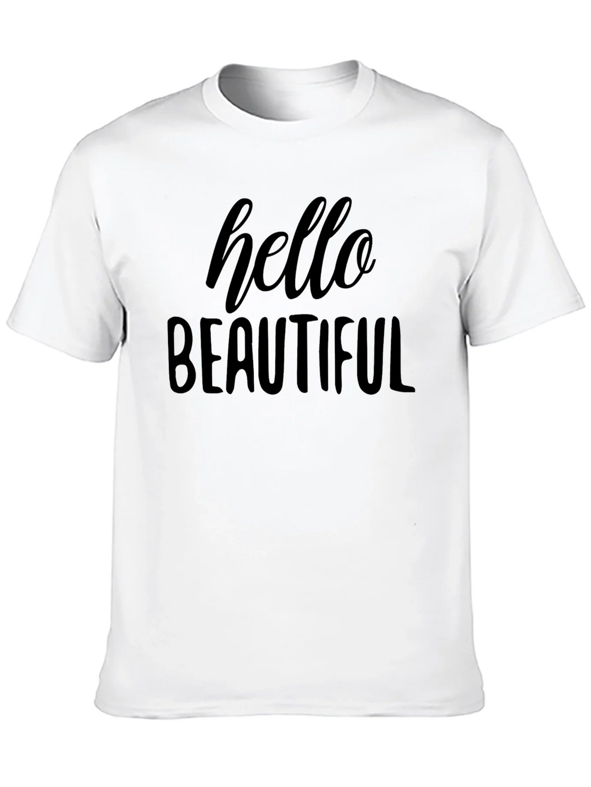Hello Beautiful Graphic Tee - Soft Cotton Blend product image 12